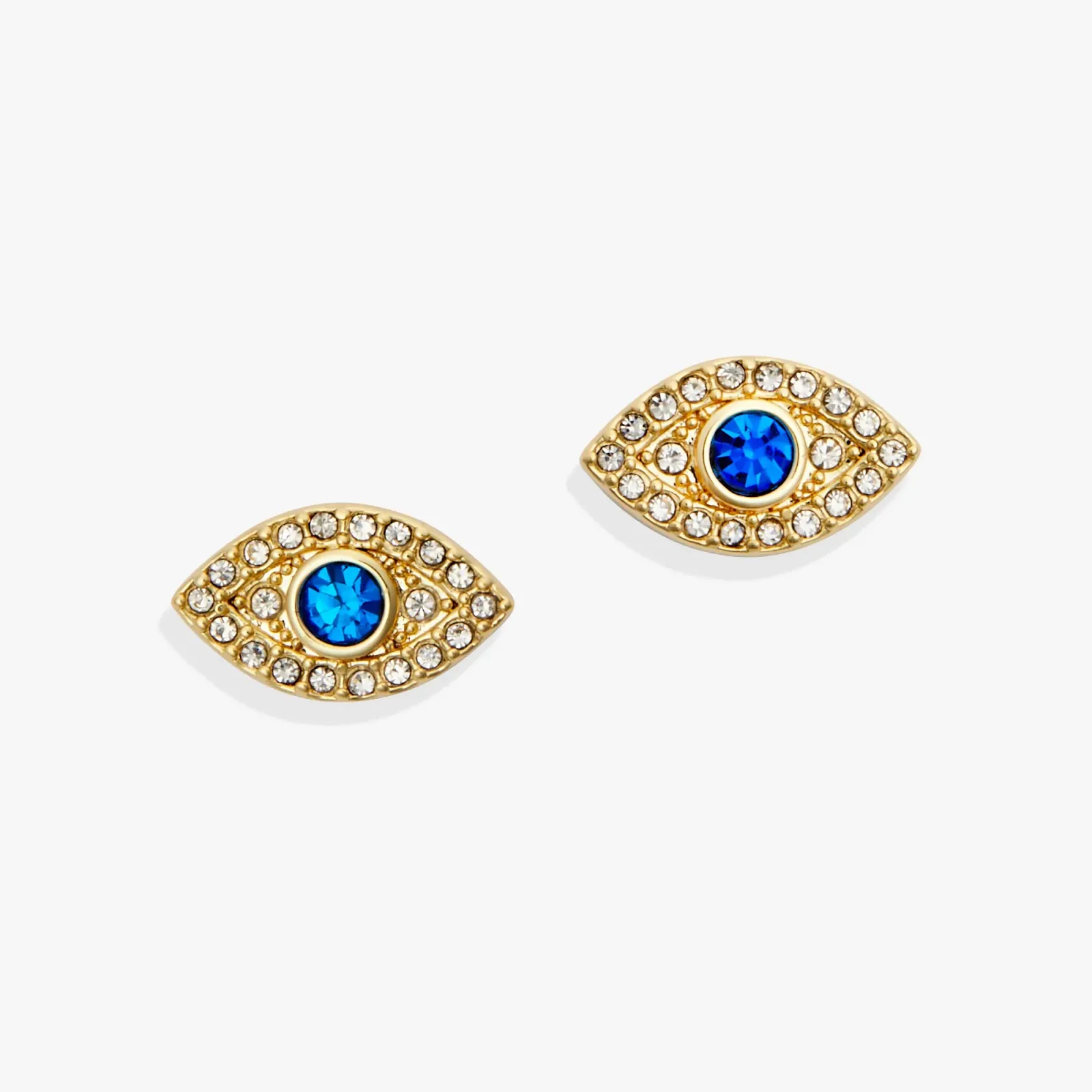 Pave Evil Eye Studs