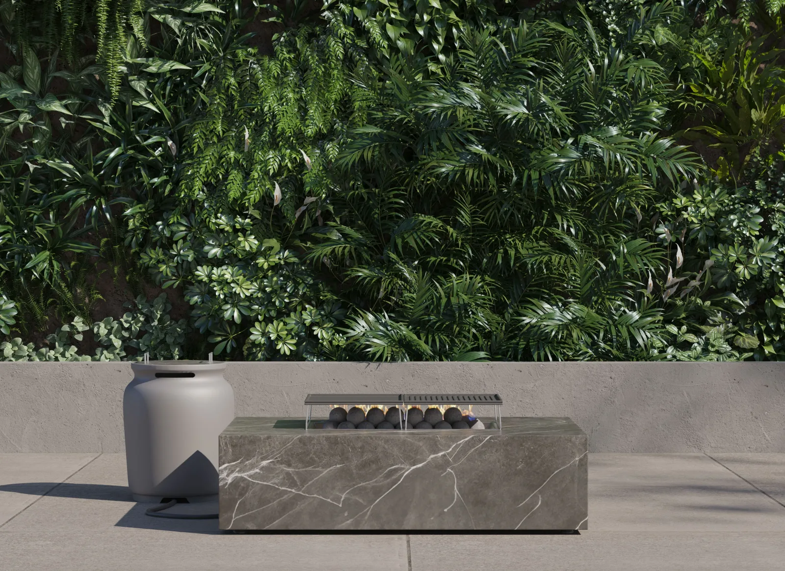 OuterStone Fire Pit Cooking Set + Propane Tank Cover – Rectangular