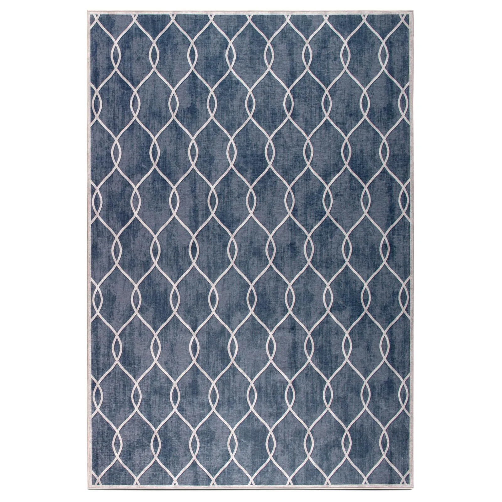 Ogee – Denim (Rug Cover)