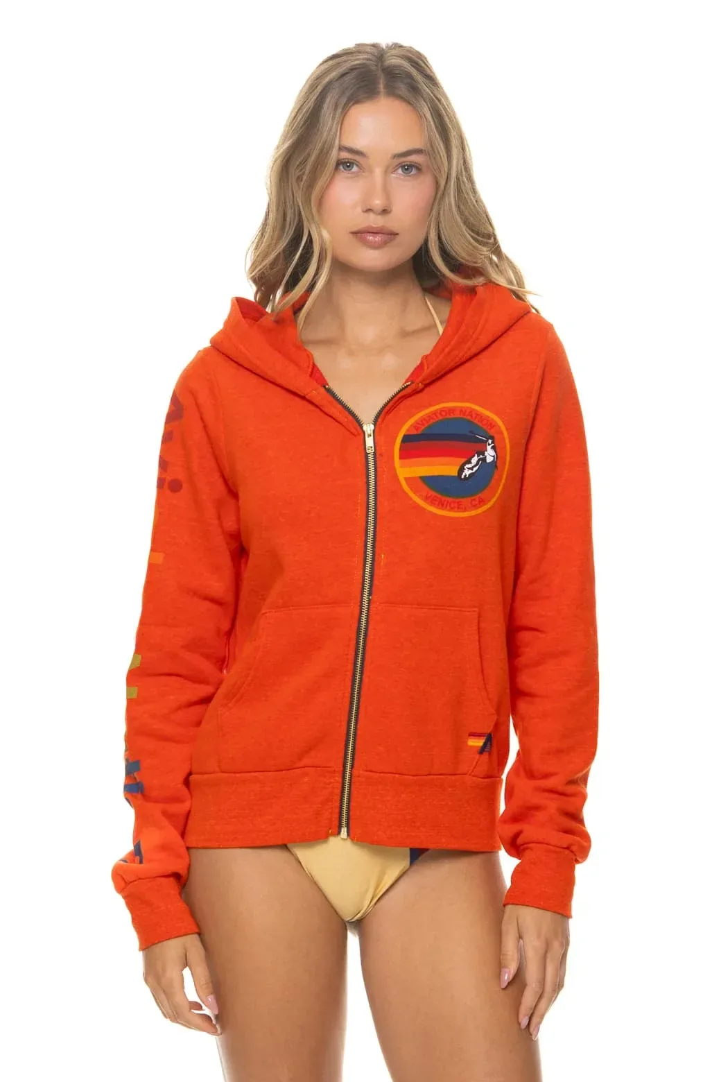 AVIATOR NATION Venice Hoodie – Vintage Orange