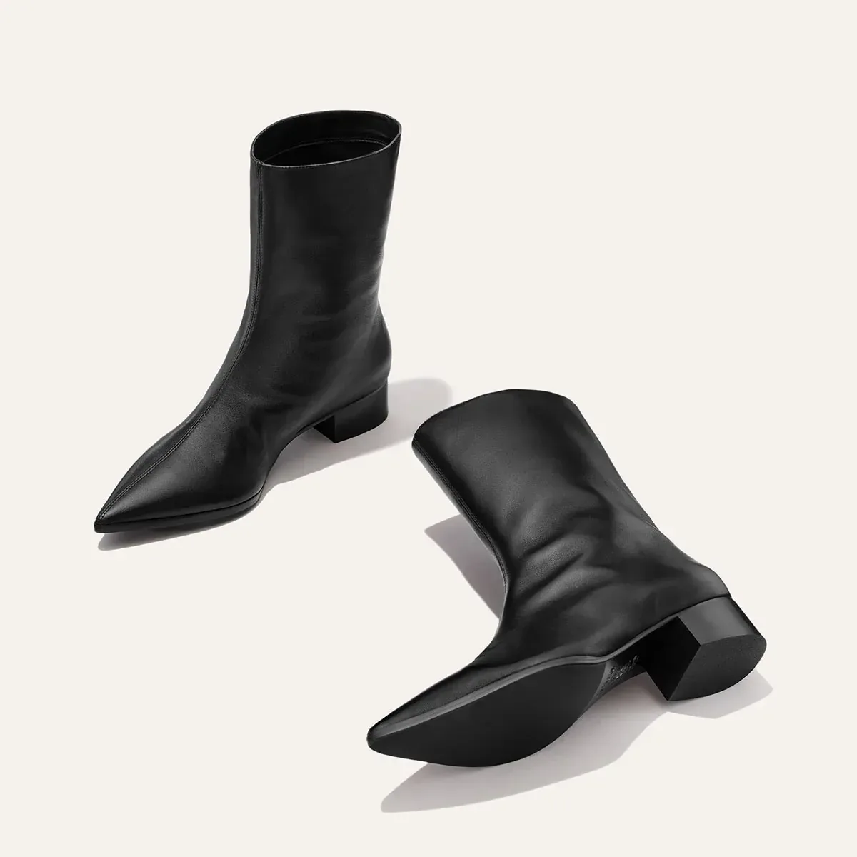 The Hayes Boot – Black Nappa