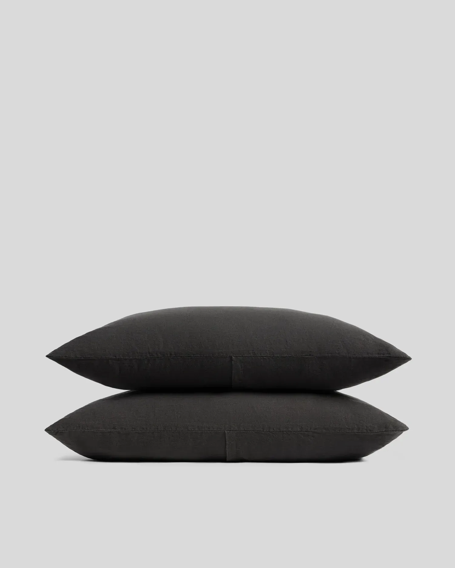 Linen Pillowcase Set (Onyx)