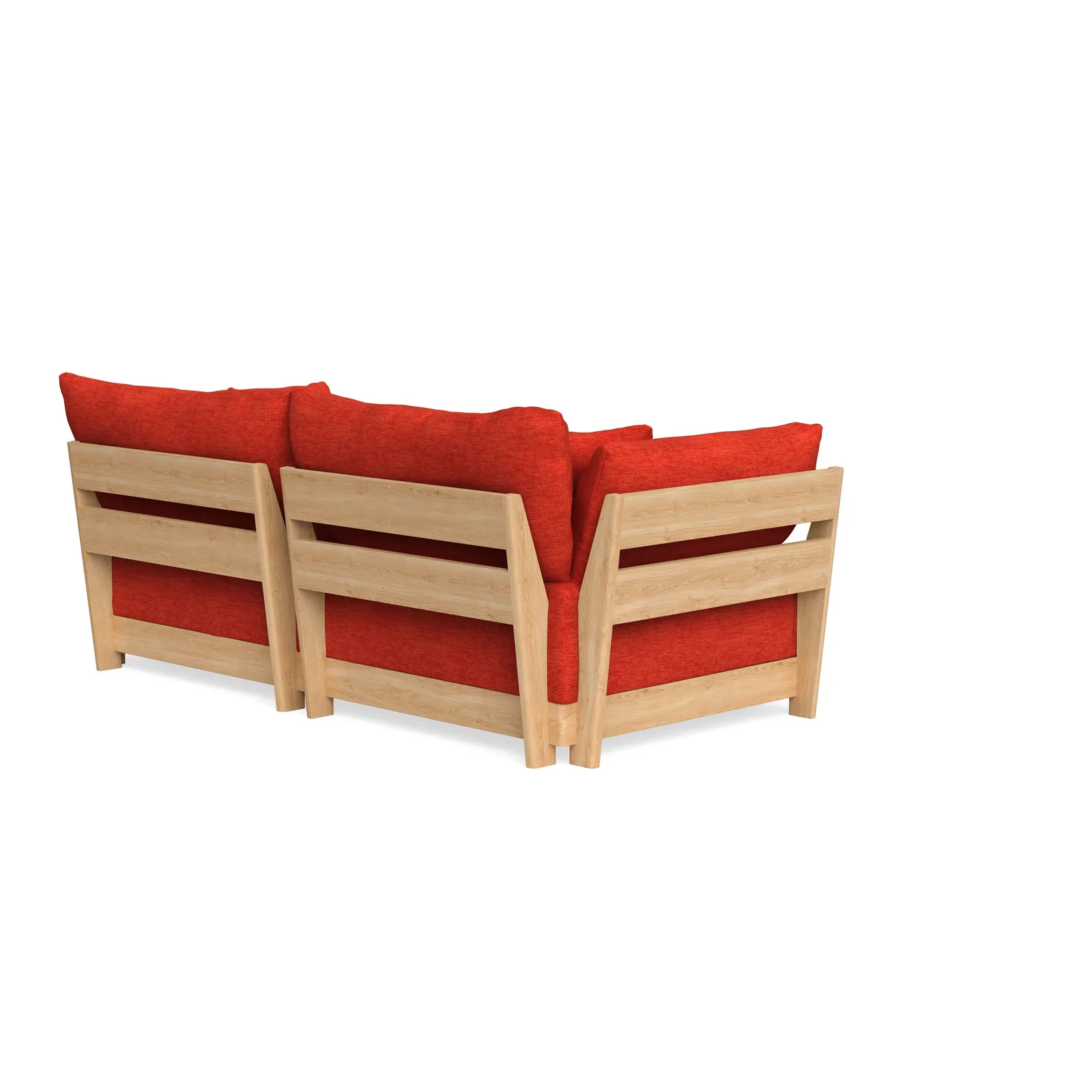 Slipcover Only – Modular Bondi 2-Seater Sofa in Poppy Orange