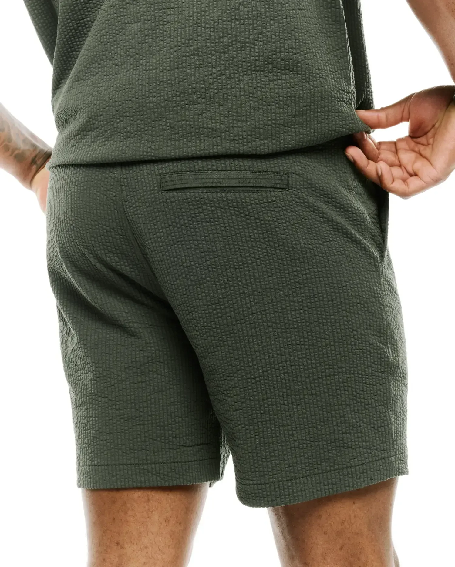 Mens Arlen Seersucker Short – MB0700060