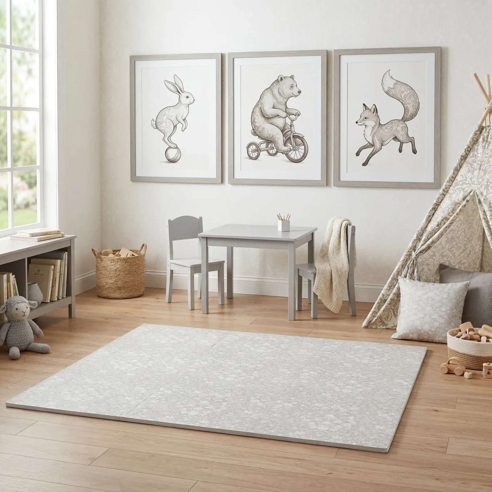 Demi – Grey Play Mat