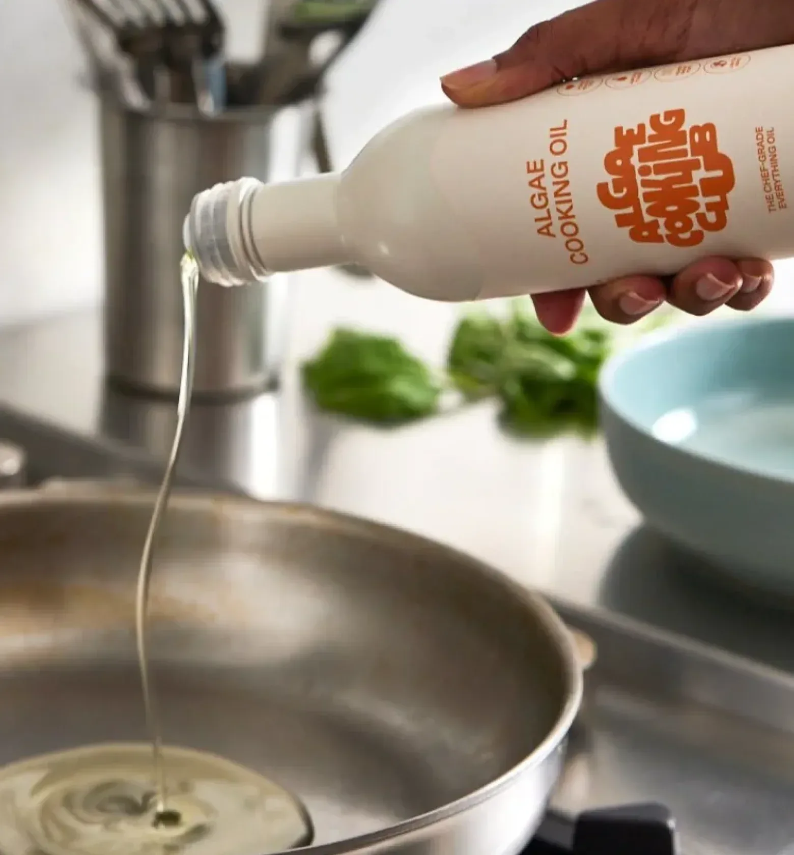 Algae Cooking Club – Algae Cooking Oil – 16 oz – Aluminum Bottle – 3 Pack