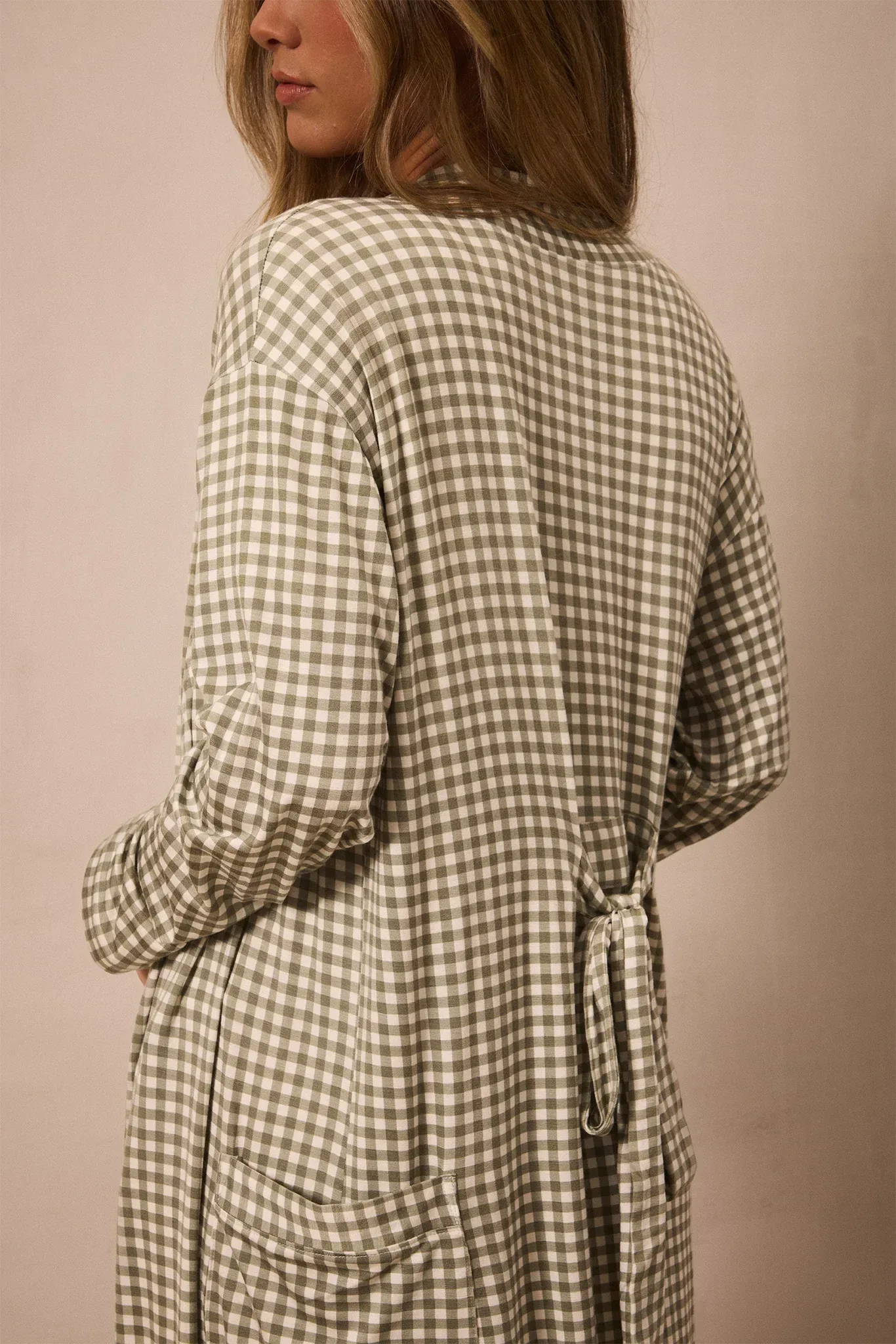 Green Gingham Robe