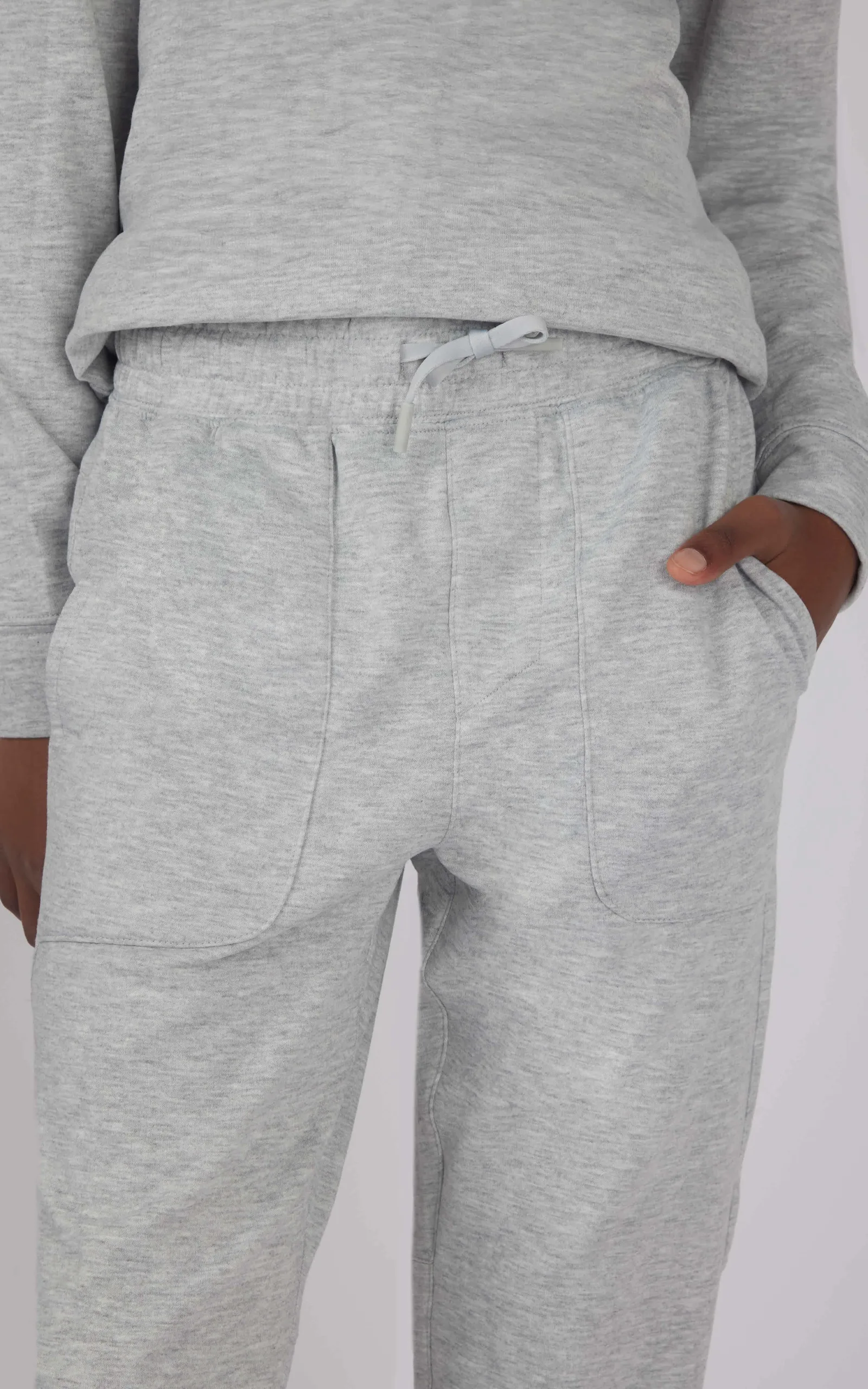 2 PC Boys Brushed Terry Pullover Hoodie+ Jogger Set