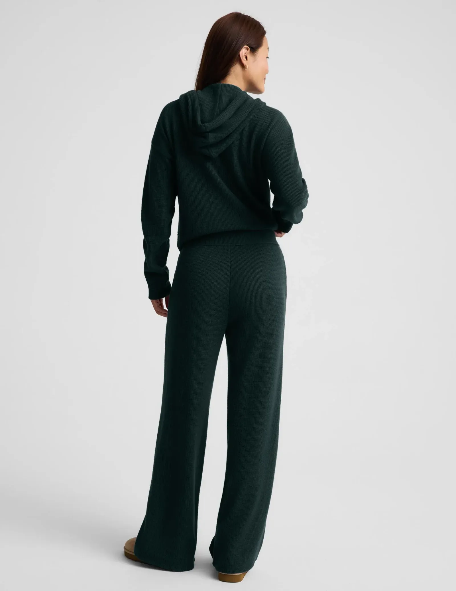 Rest Day Waffle Wide Leg Pant