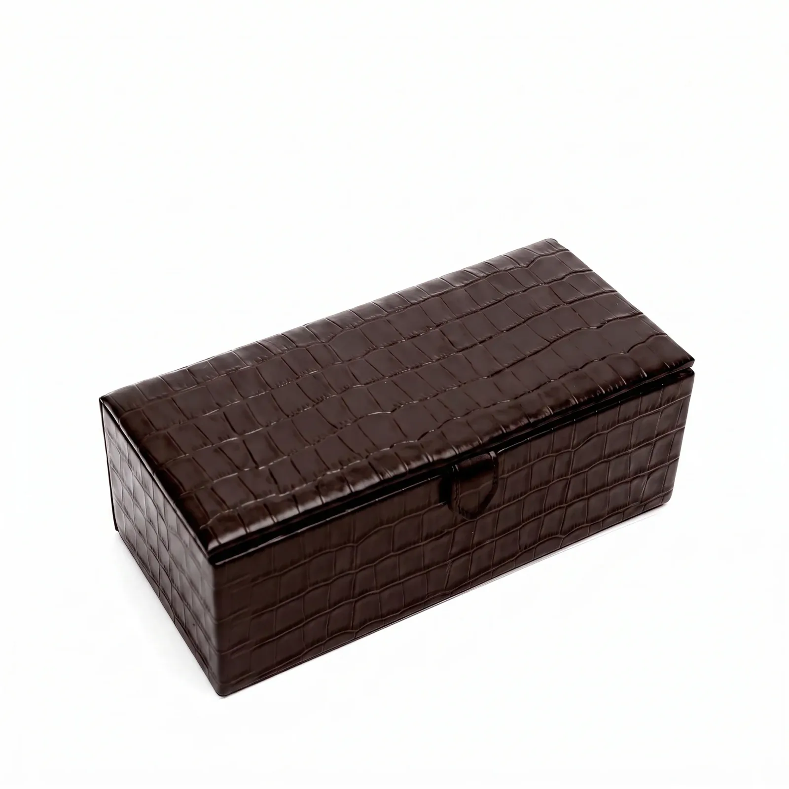 Watch Box Brown Croc