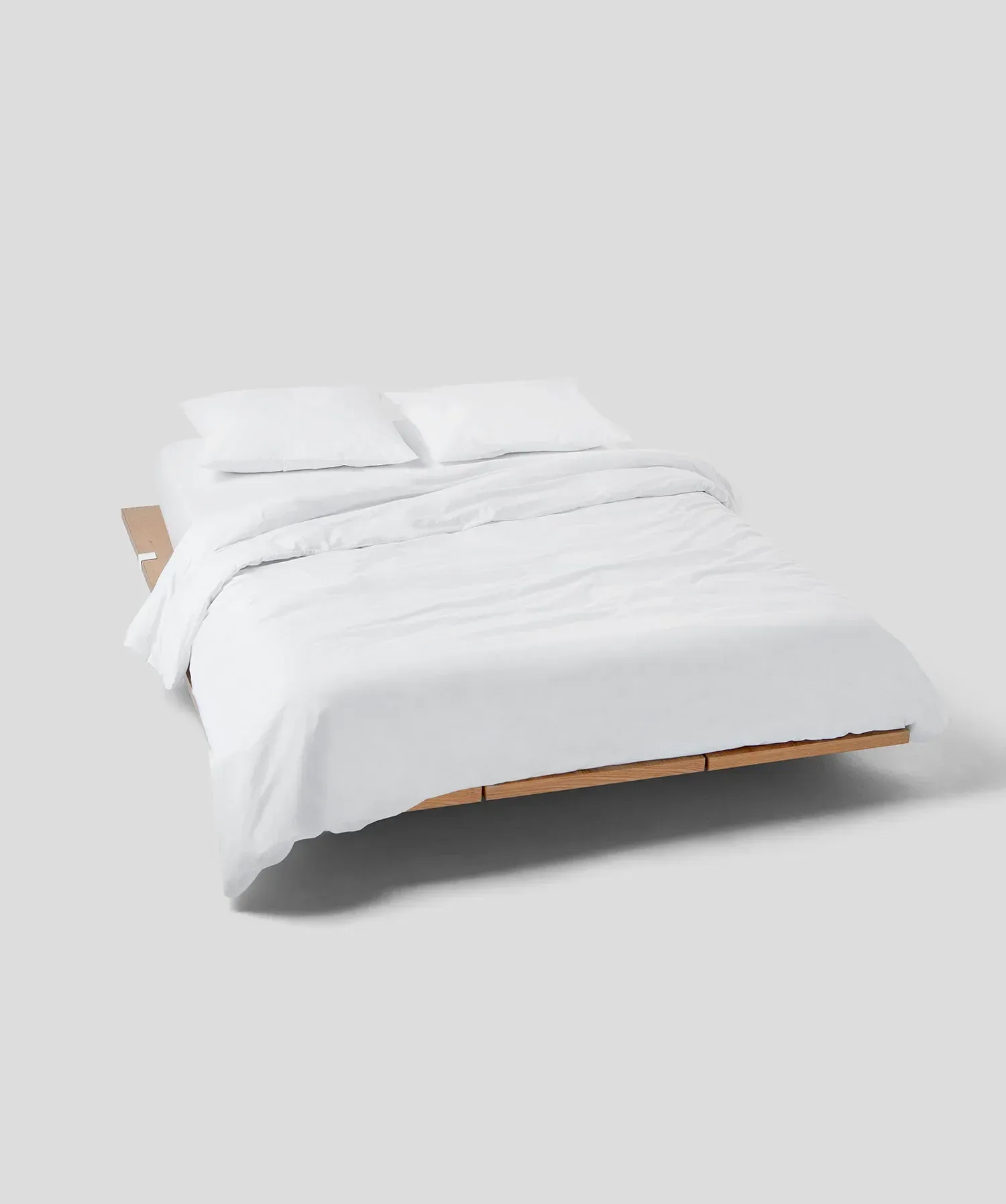Percale Duvet Cover – Full/Queen – White