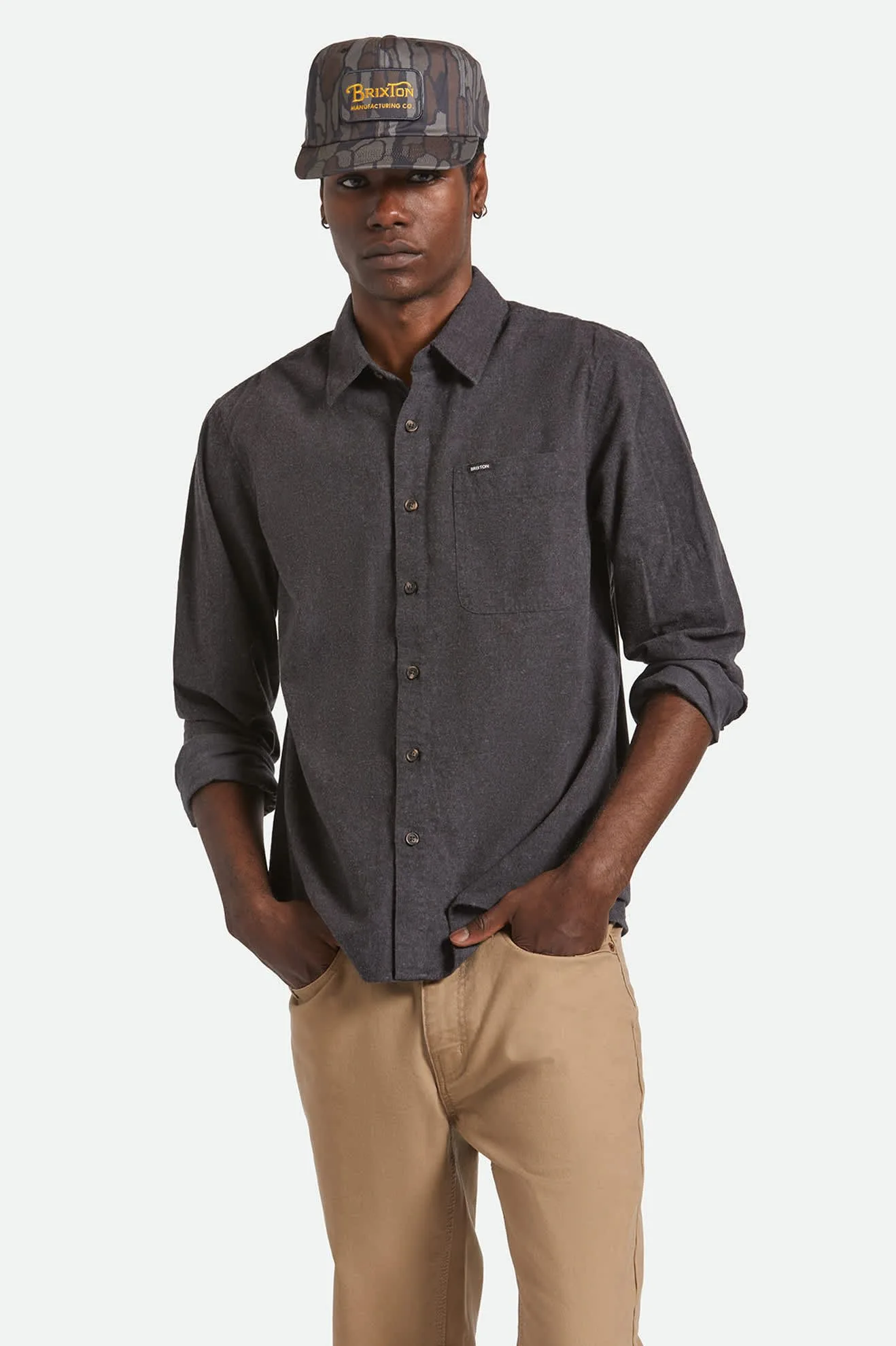 Hasting Lightweight Flannel – Black