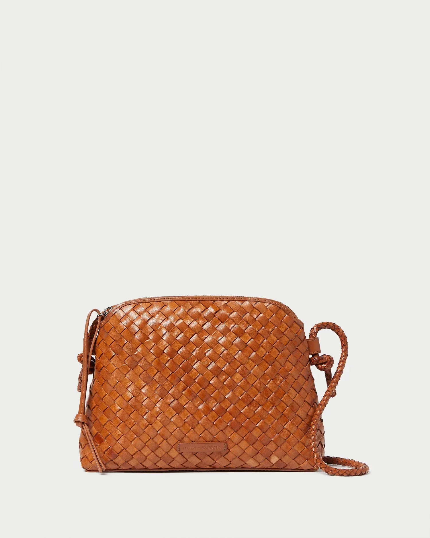 Mallory Timber Woven Leather Crossbody