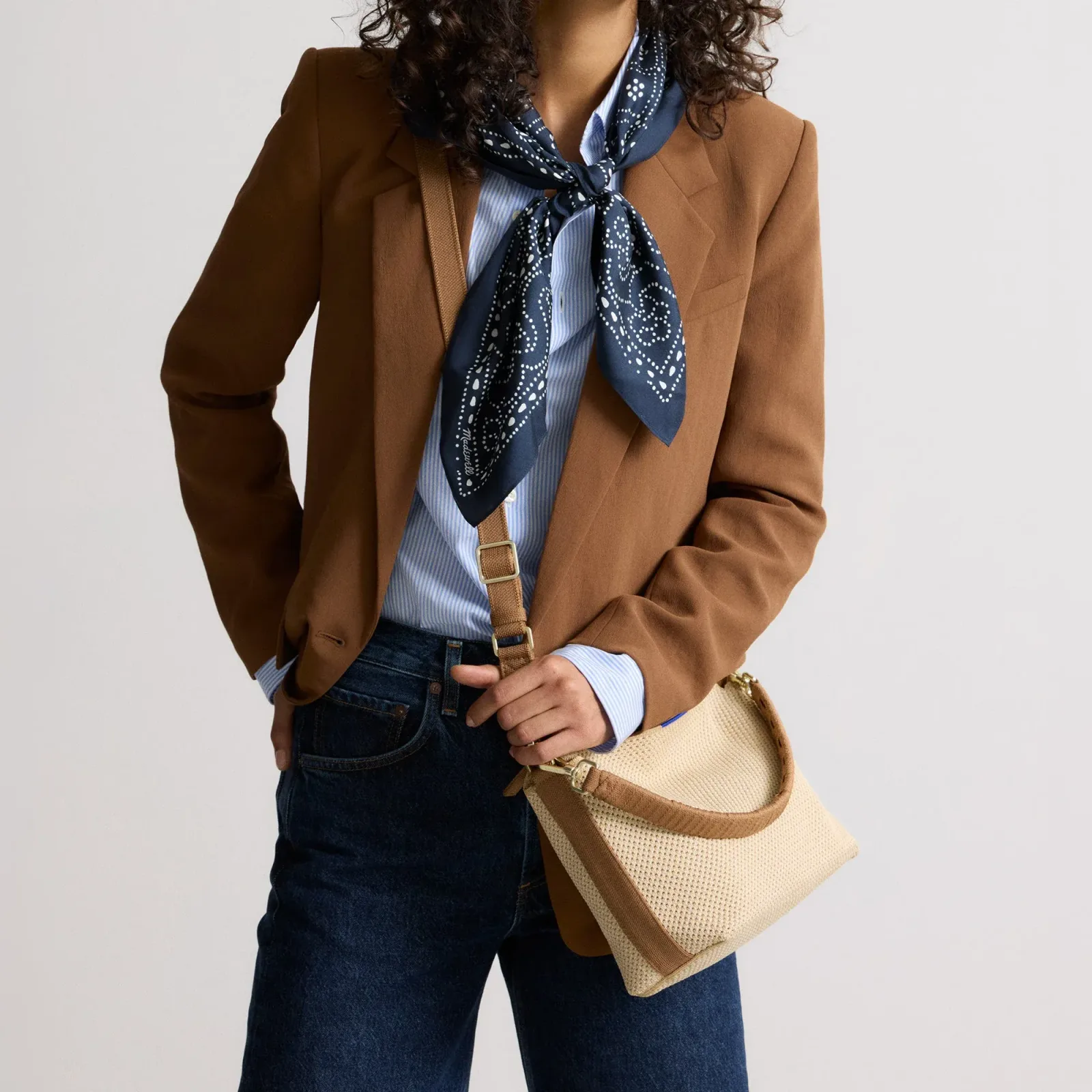 The Daily Crossbody – Macadamia Open-Knit