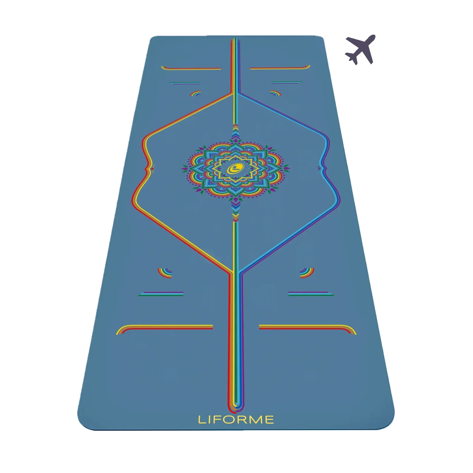 Liforme Rainbow Travel Yoga Mat