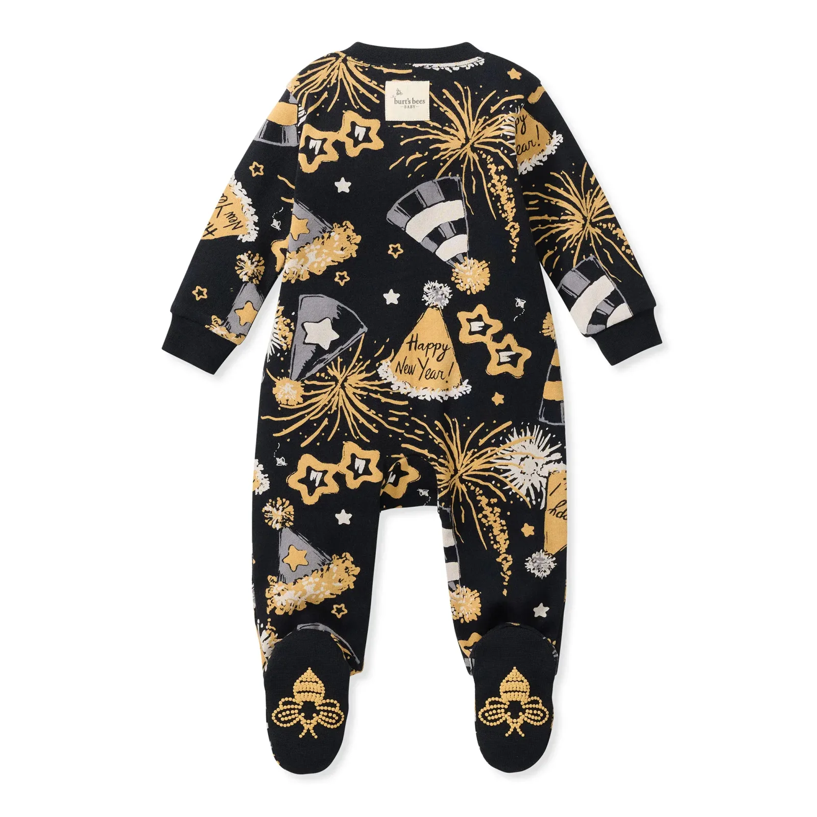 New Year's Eve Party Organic Cotton Sleep & Play Footed