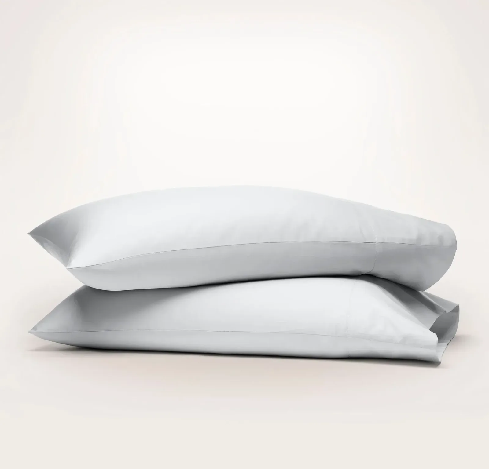Percale Hemmed Pillowcase Set – Sky