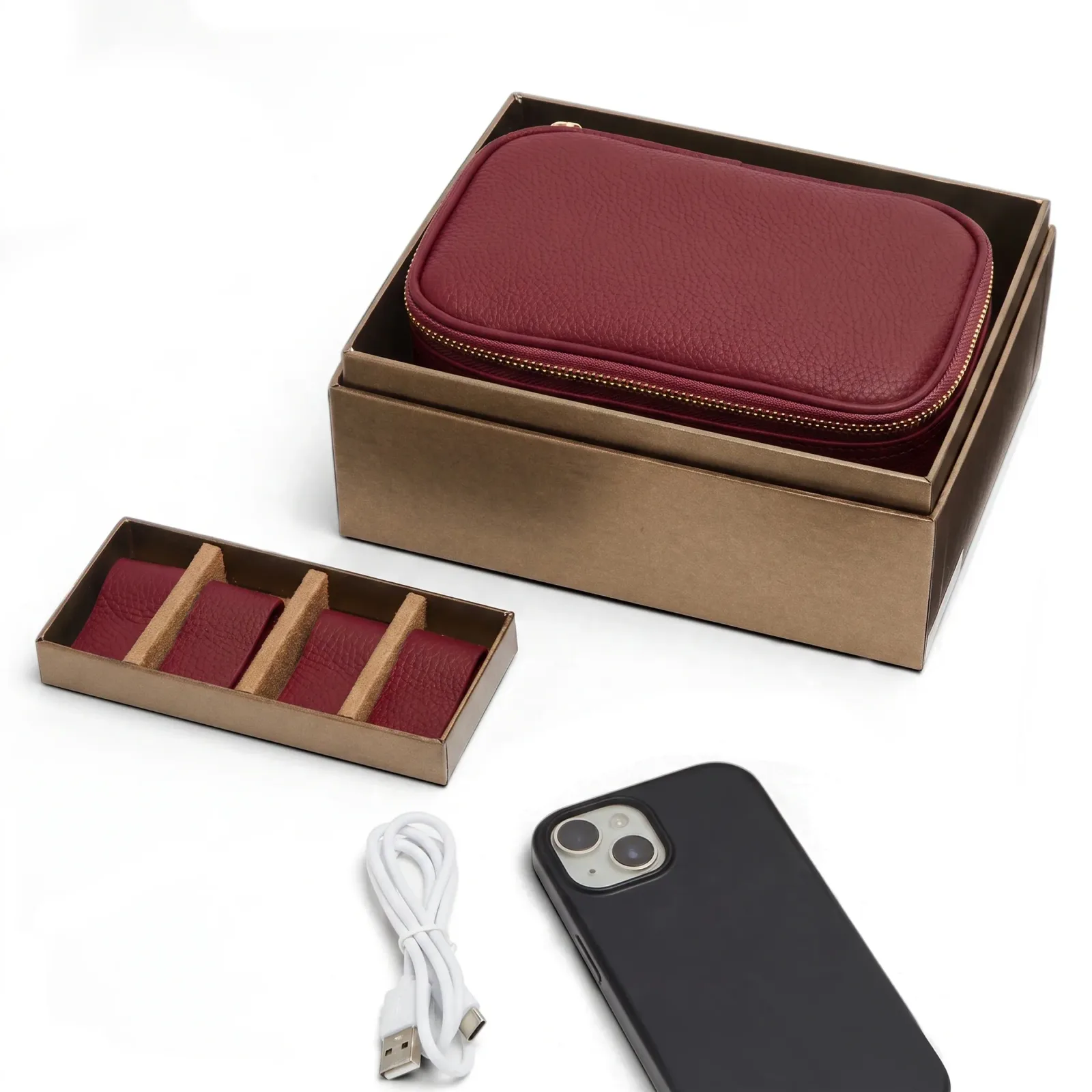 Tech Gift Set Garnet Red