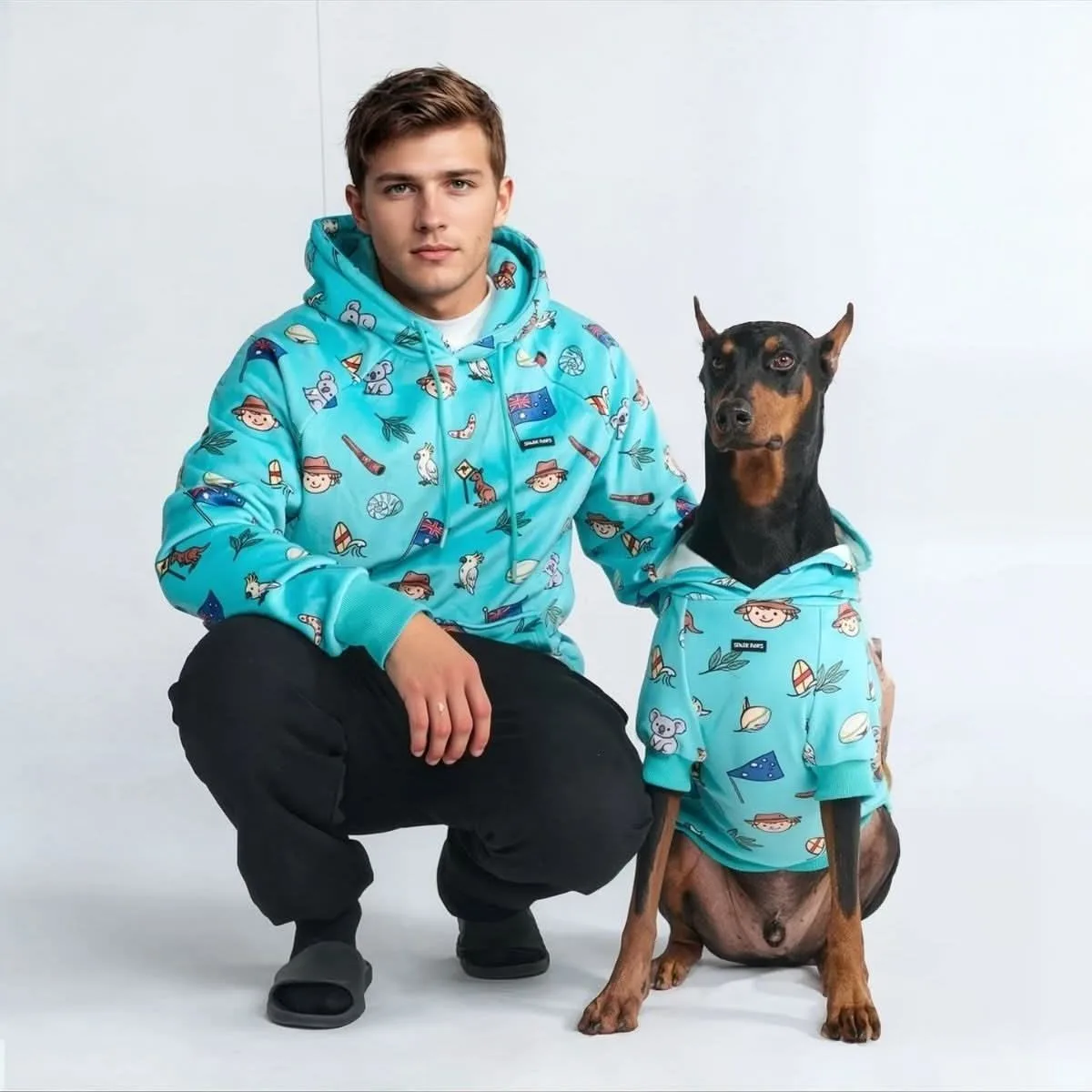 The Australia Human Hoodie – Teal