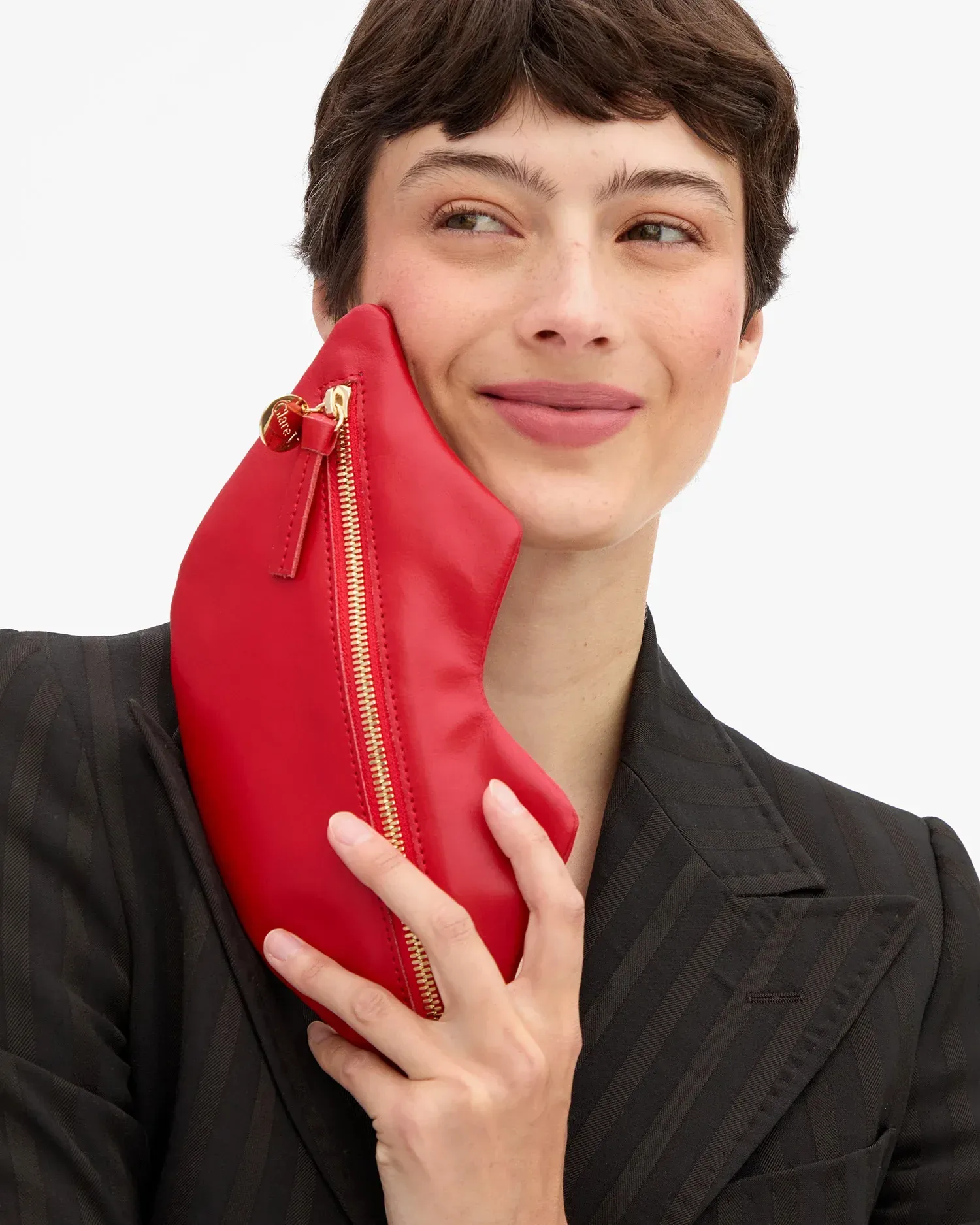 Lips Flat Clutch