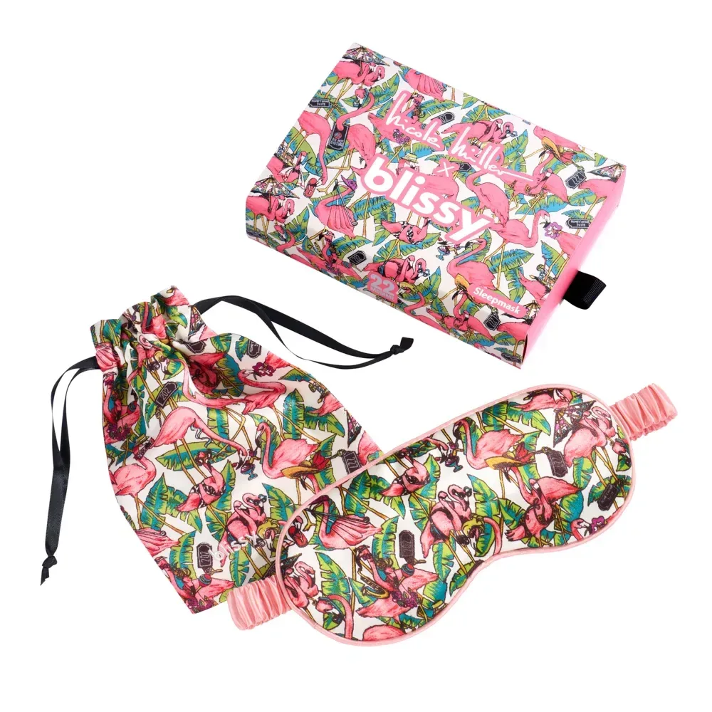 Sleep Mask – Nicole Miller – Flamingo
