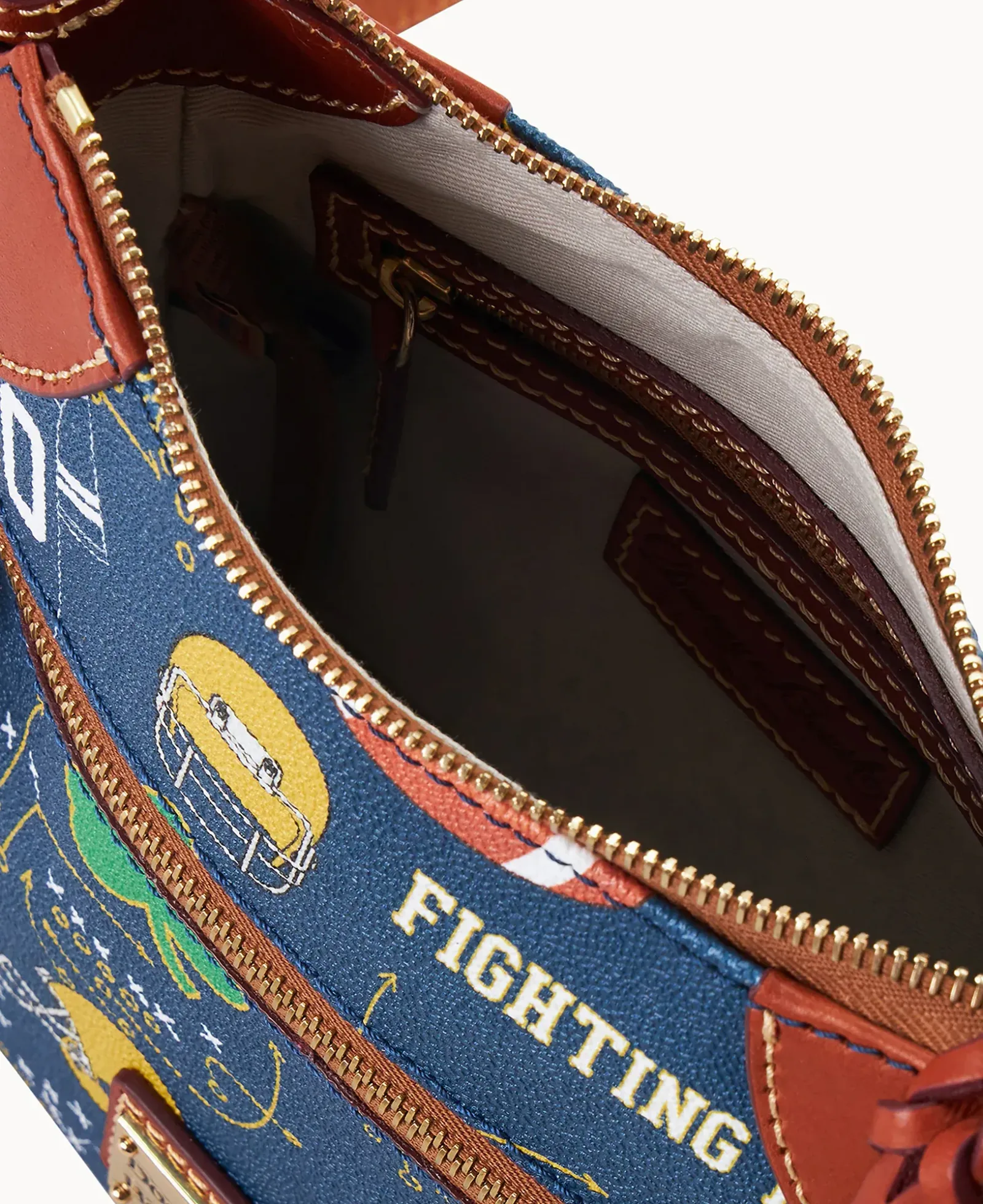 Collegiate University of Notre Dame Front Zip Crossbody