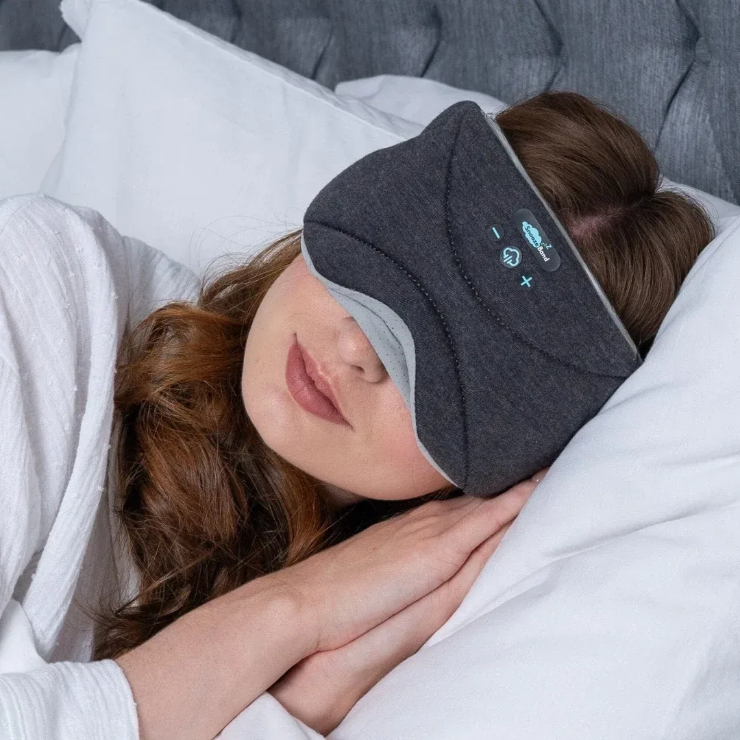 SnoozeBand™ Deluxe – Sleep Mask Headphones