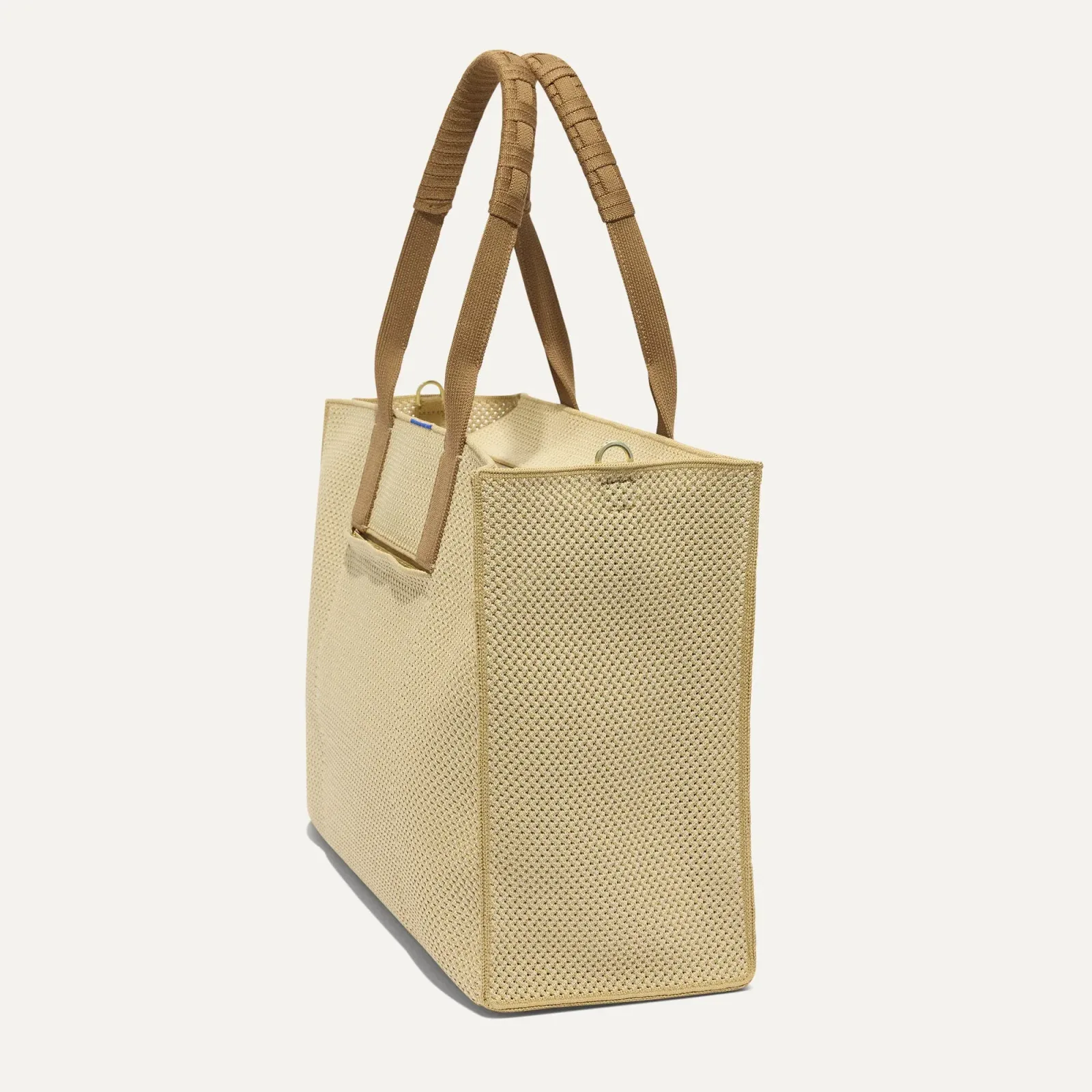 The Classic Tote – Macadamia Open-Knit