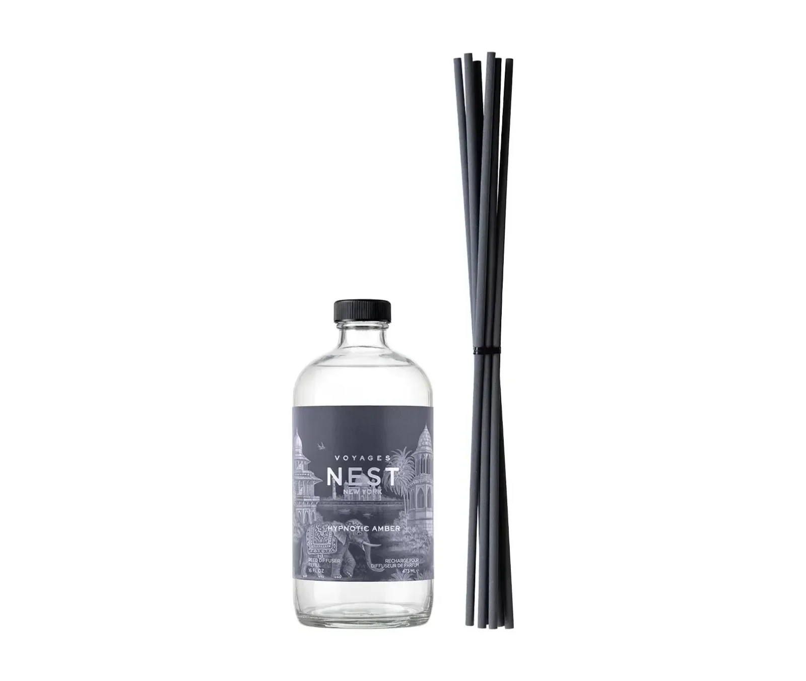 VOYAGES Hypnotic Amber Reed Diffuser Refill (500ml)