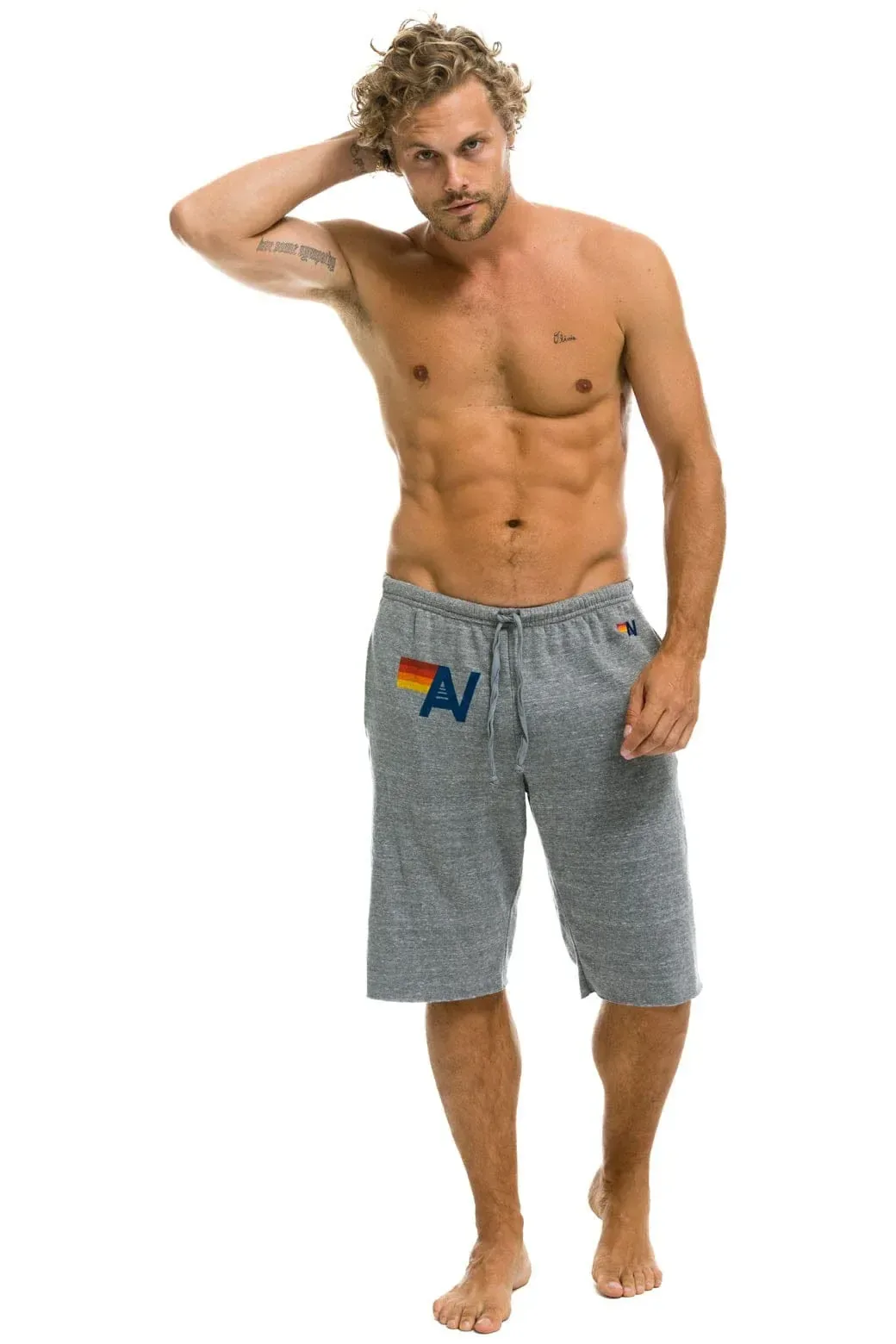Logo Sweatshorts – Heather Grey