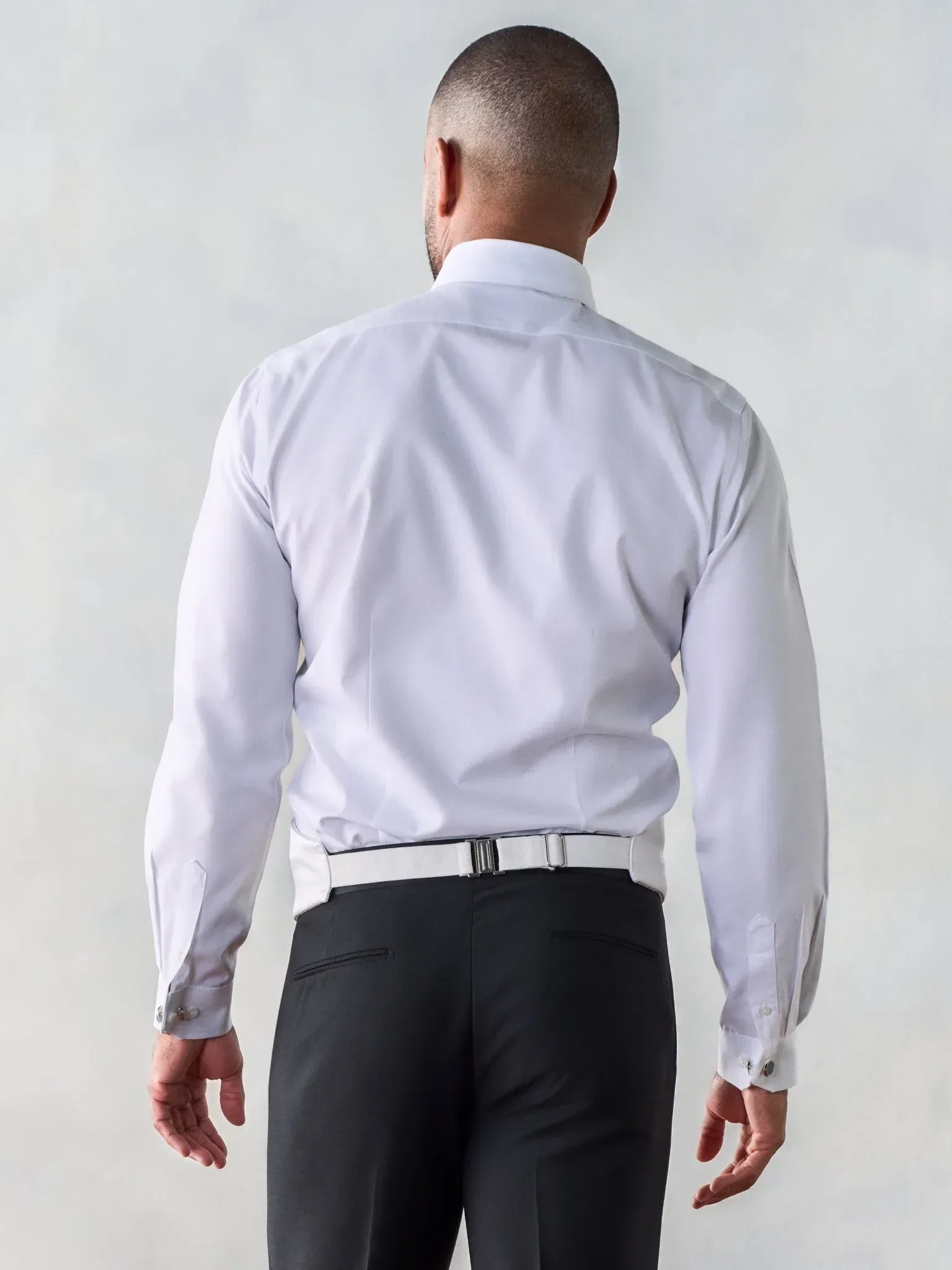 White Satin Cummerbund