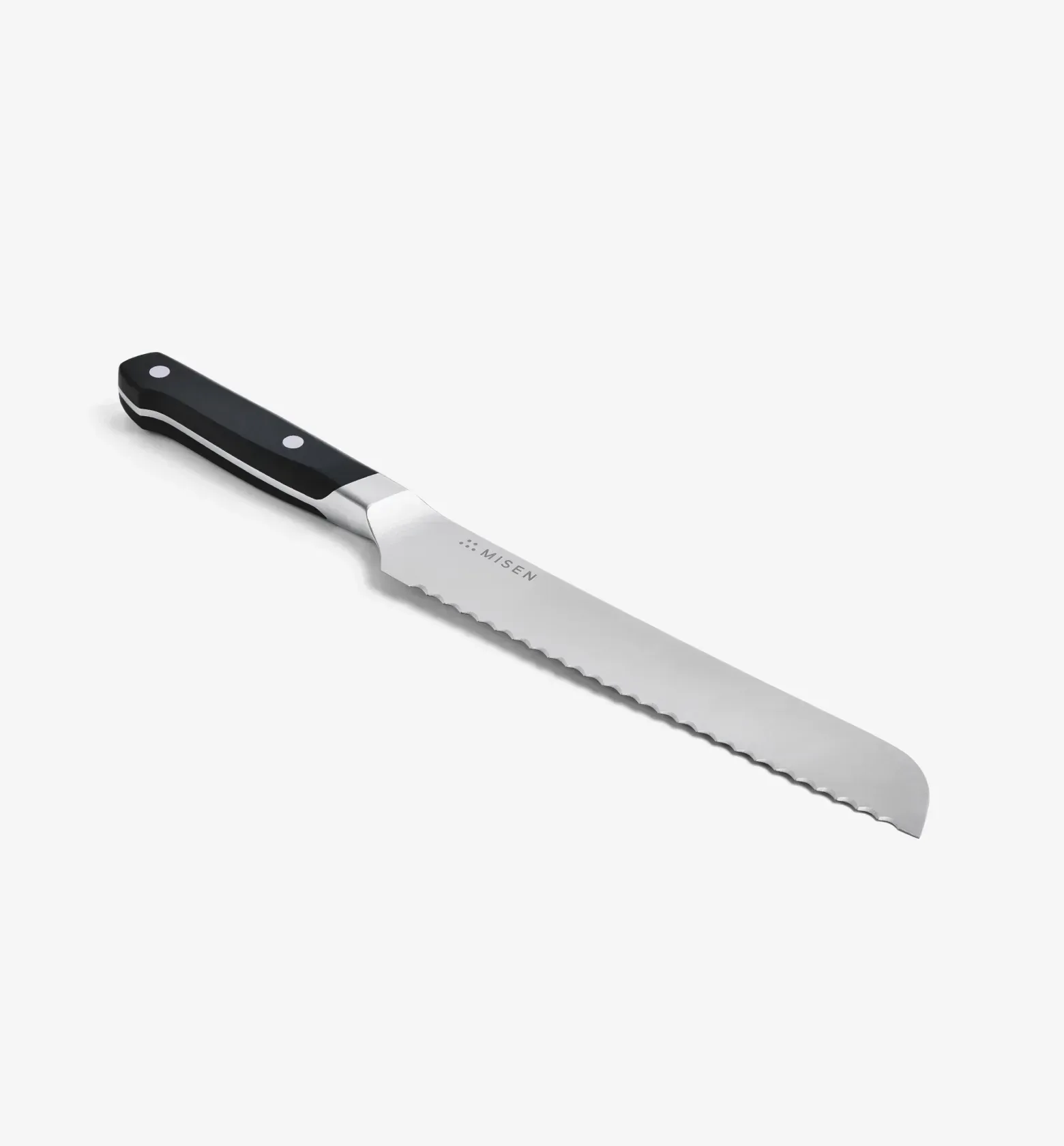 8" Serrated Knife (ACUTO440) – Black