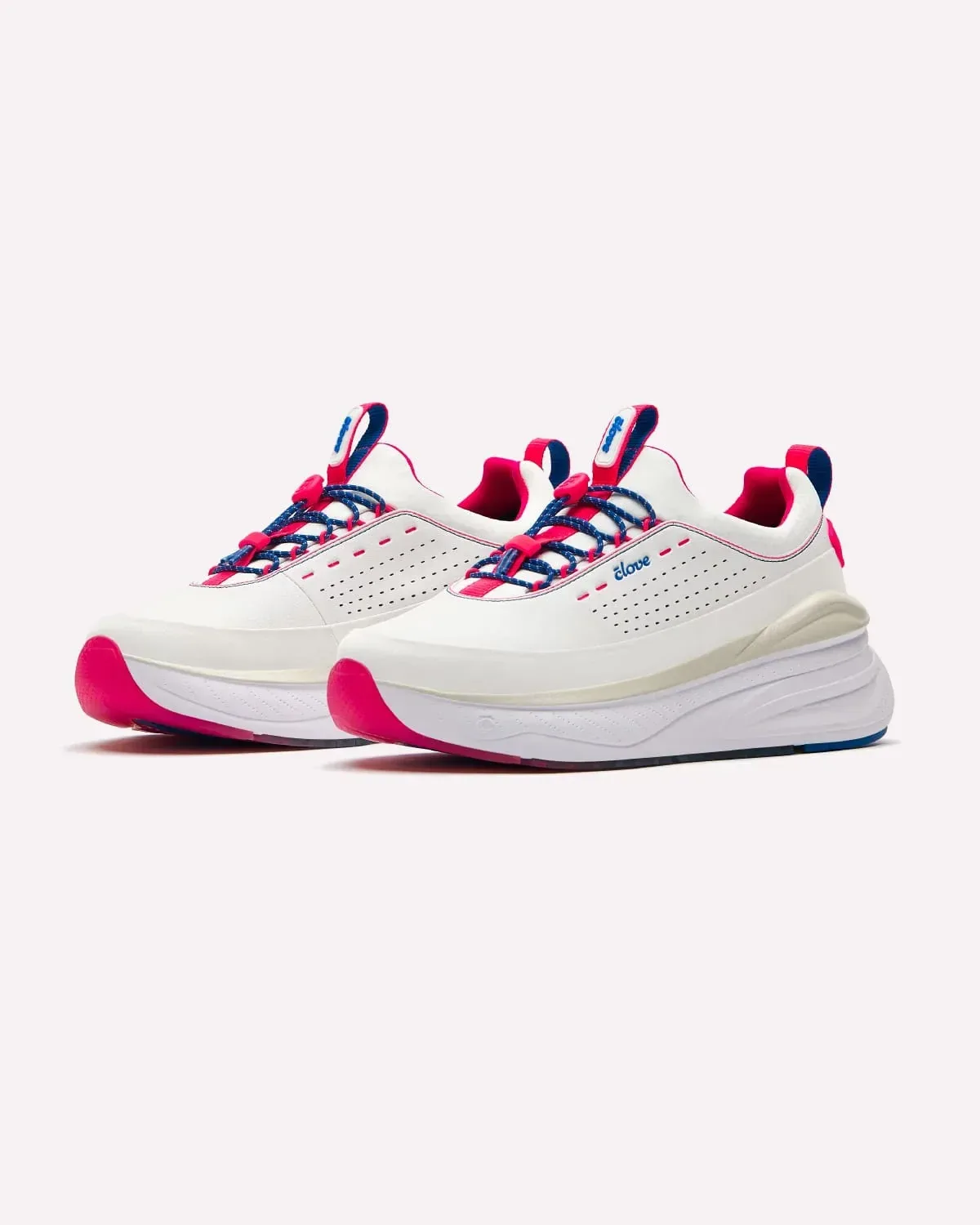 Women's Forte 2 – White / Electric Red / Blue