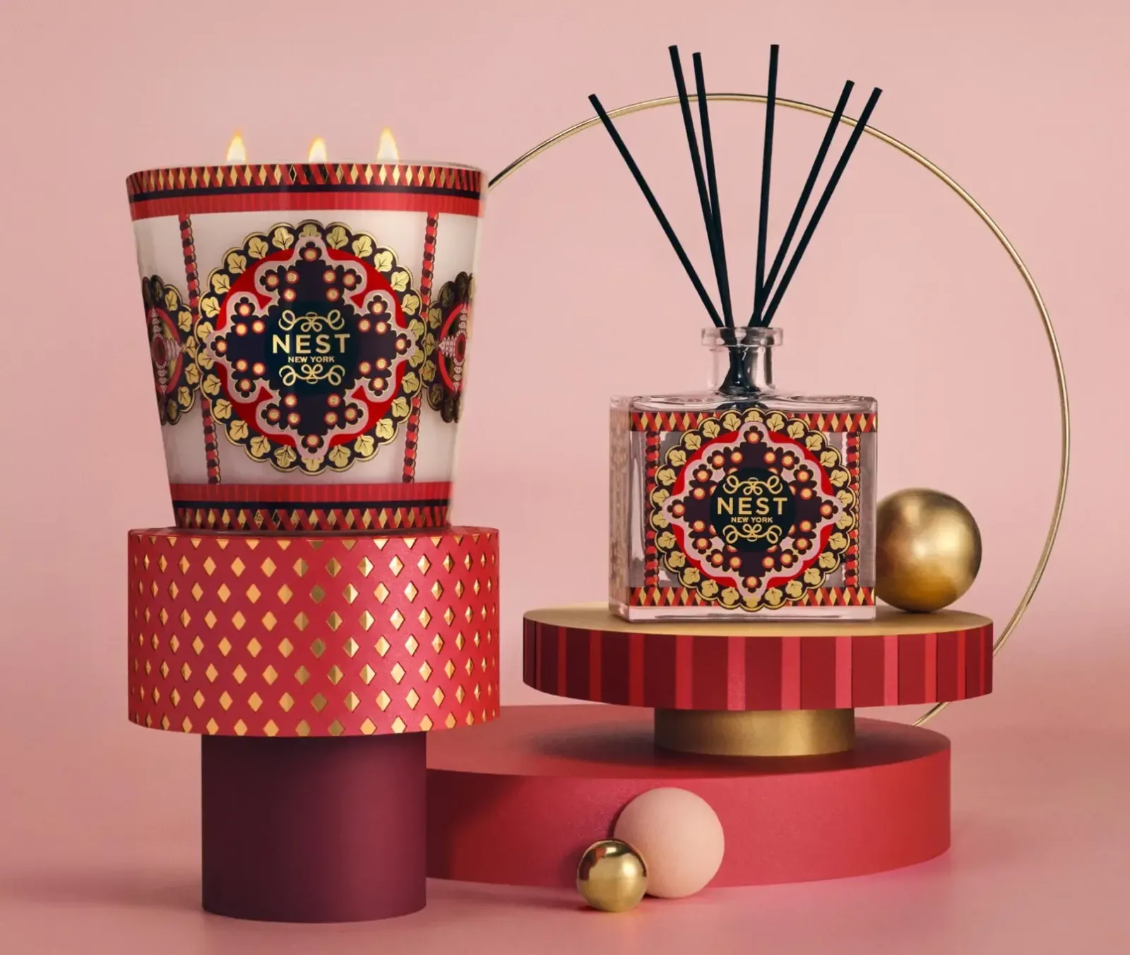 NEST NEW YORK x Pierre Marie Holiday Reed Diffuser