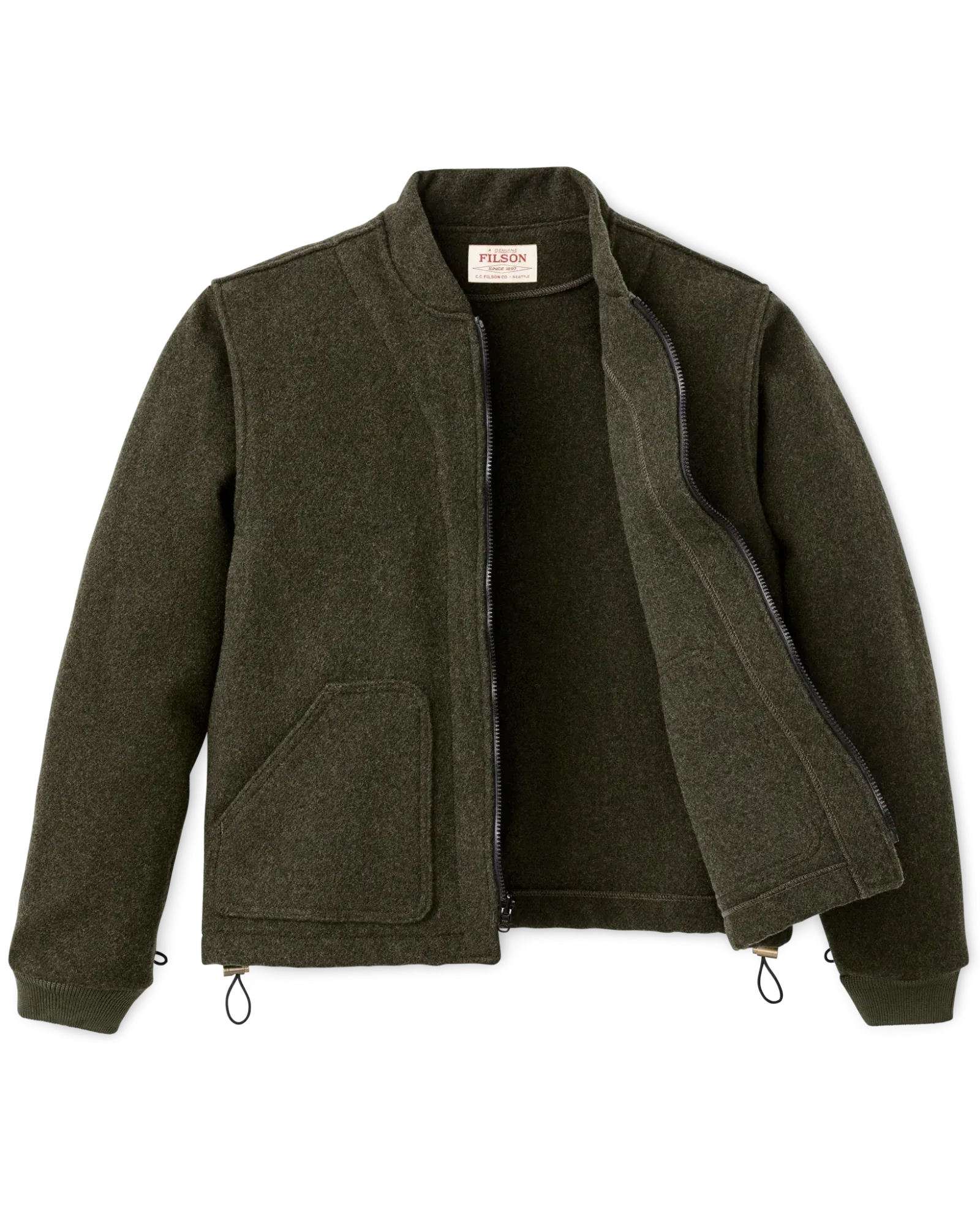 Mackinaw Wool Jacket Liner – Forest Green