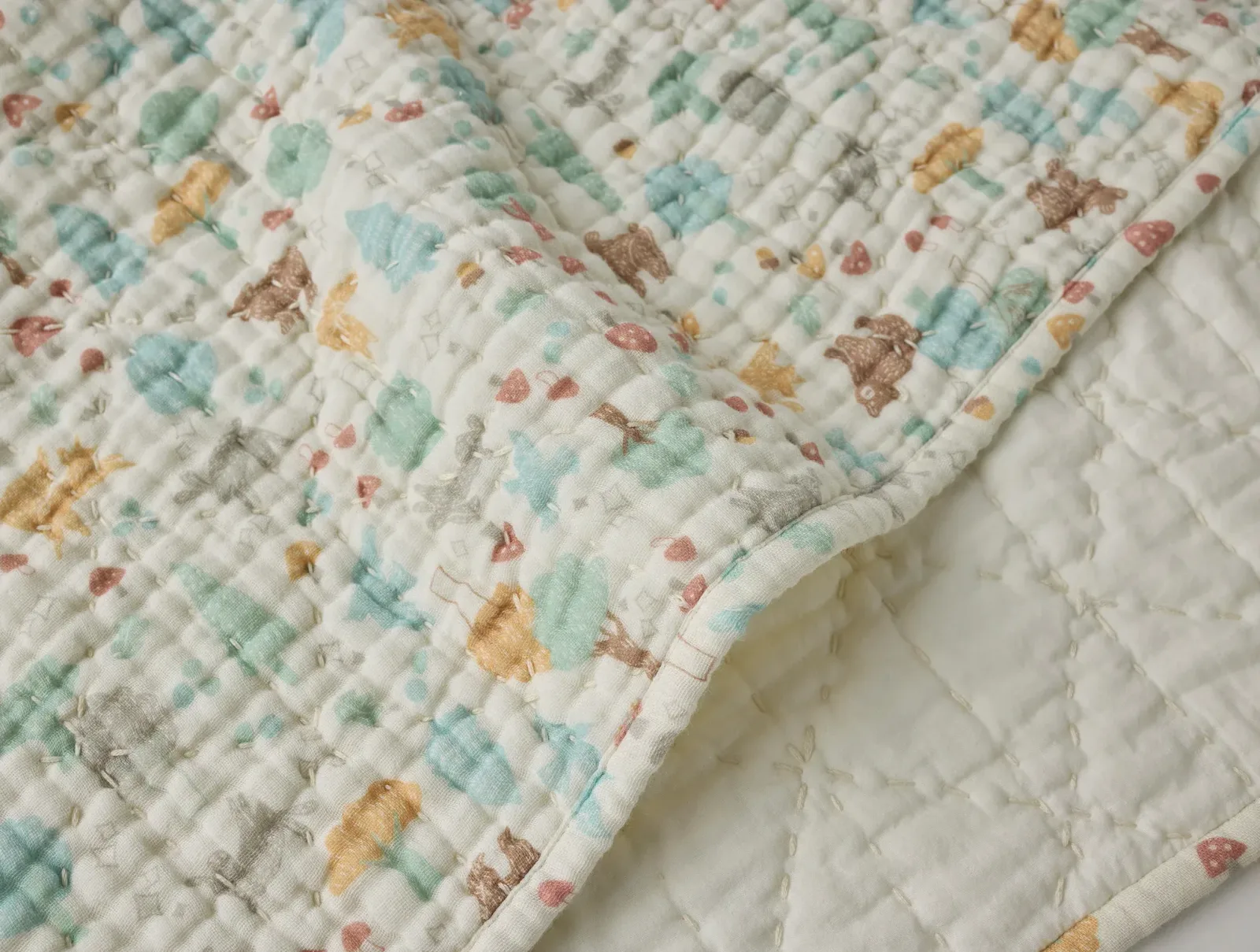 Organic Muslin Toddler Quilt