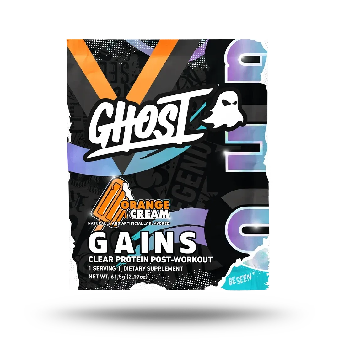 GHOST® CLEAR GAINS PACKET – ORANGE CREAM