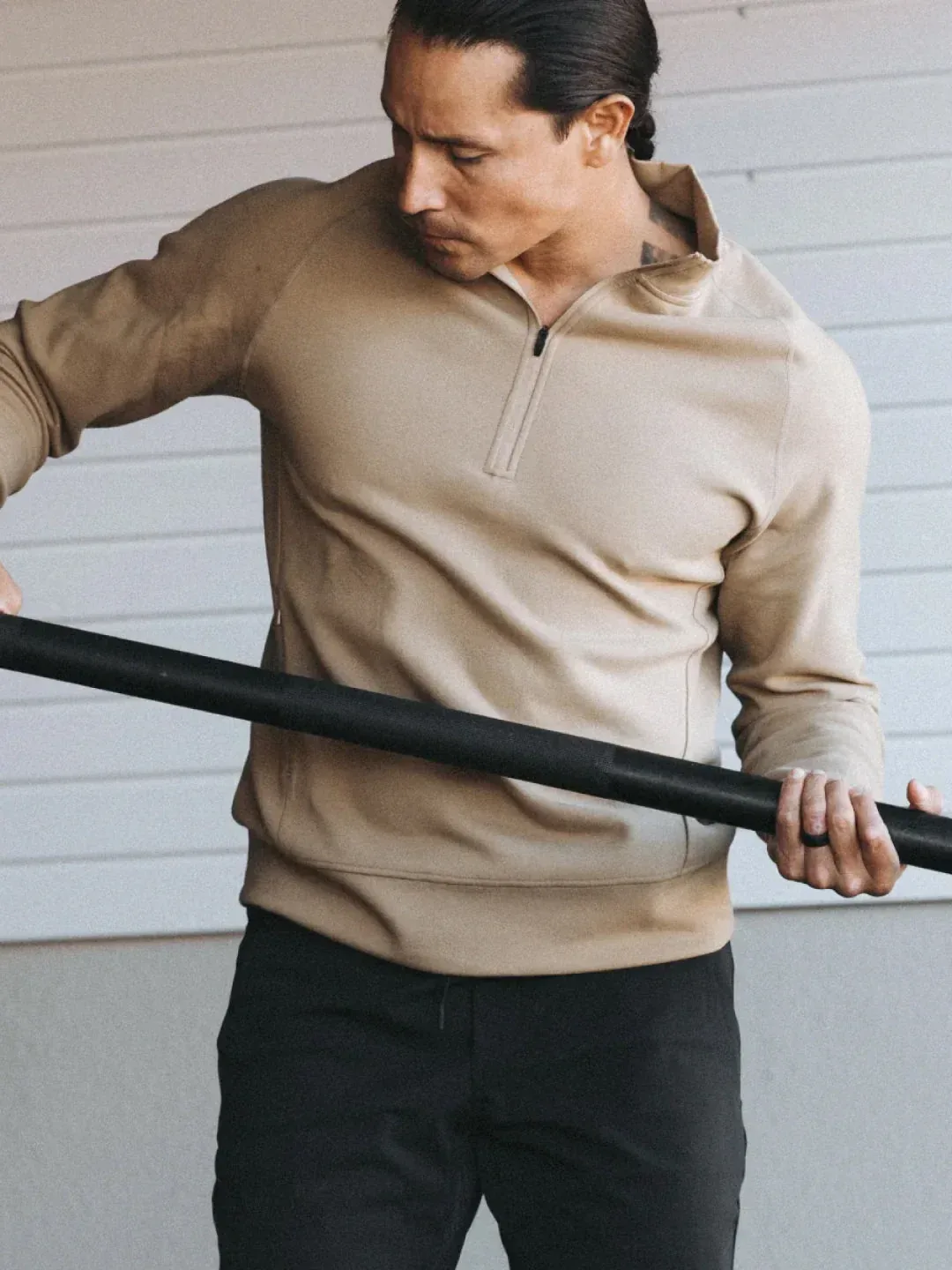 Midweight Tech Mock Neck