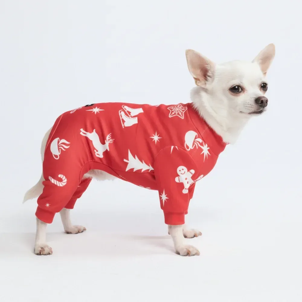Dog Christmas Pajama – Red Cheer