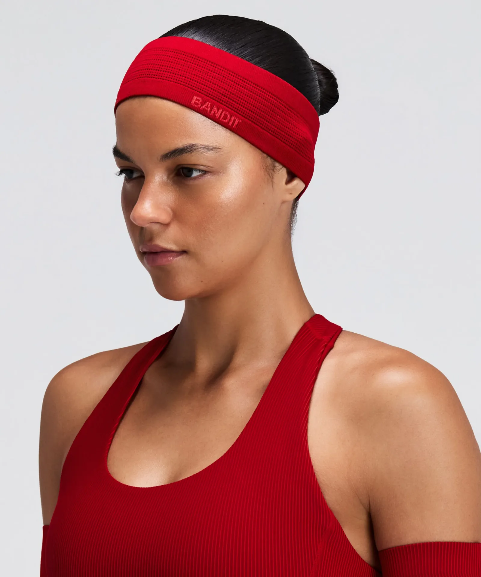 StretchKnit™ Headband – Oxide Red