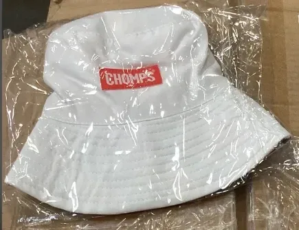 Chomps Bucket Hat White