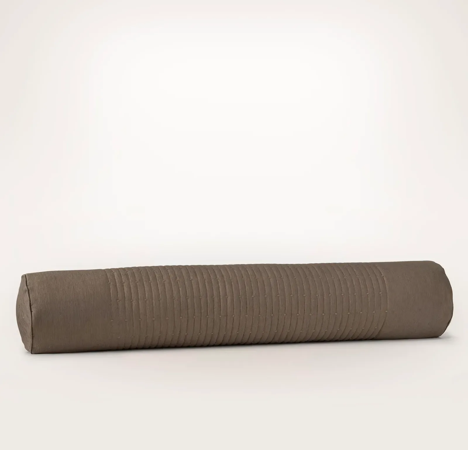 Fluted Pillow Cover (Bolster) – Walnut