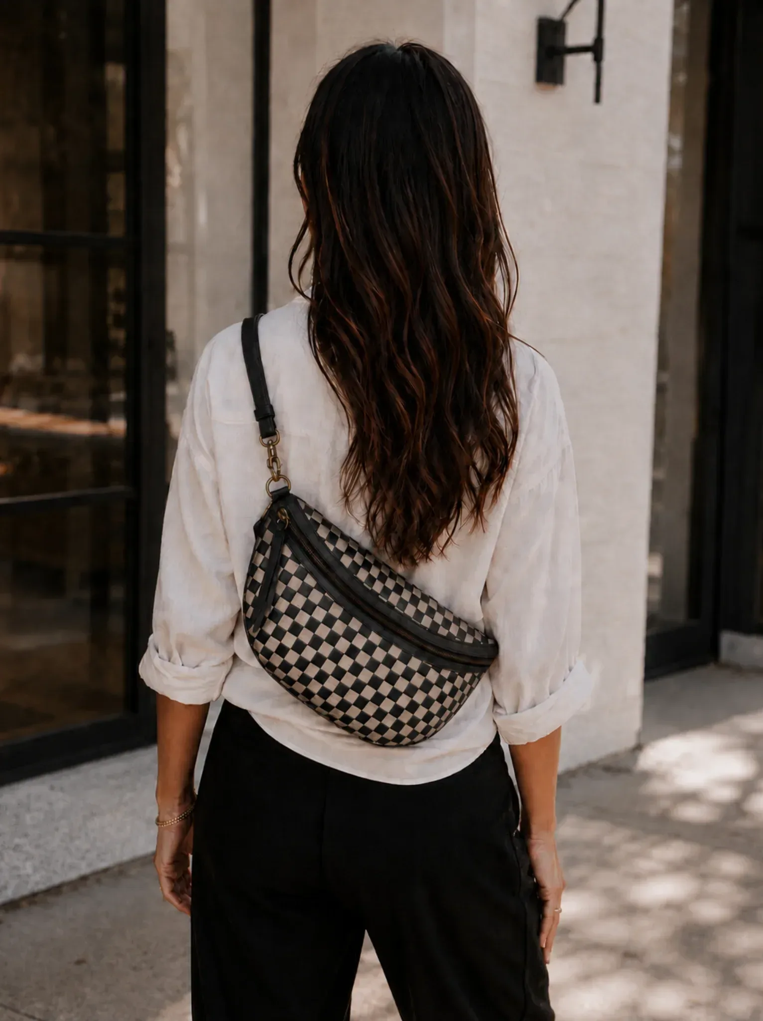 Berkeley Basketweave Belt Bag