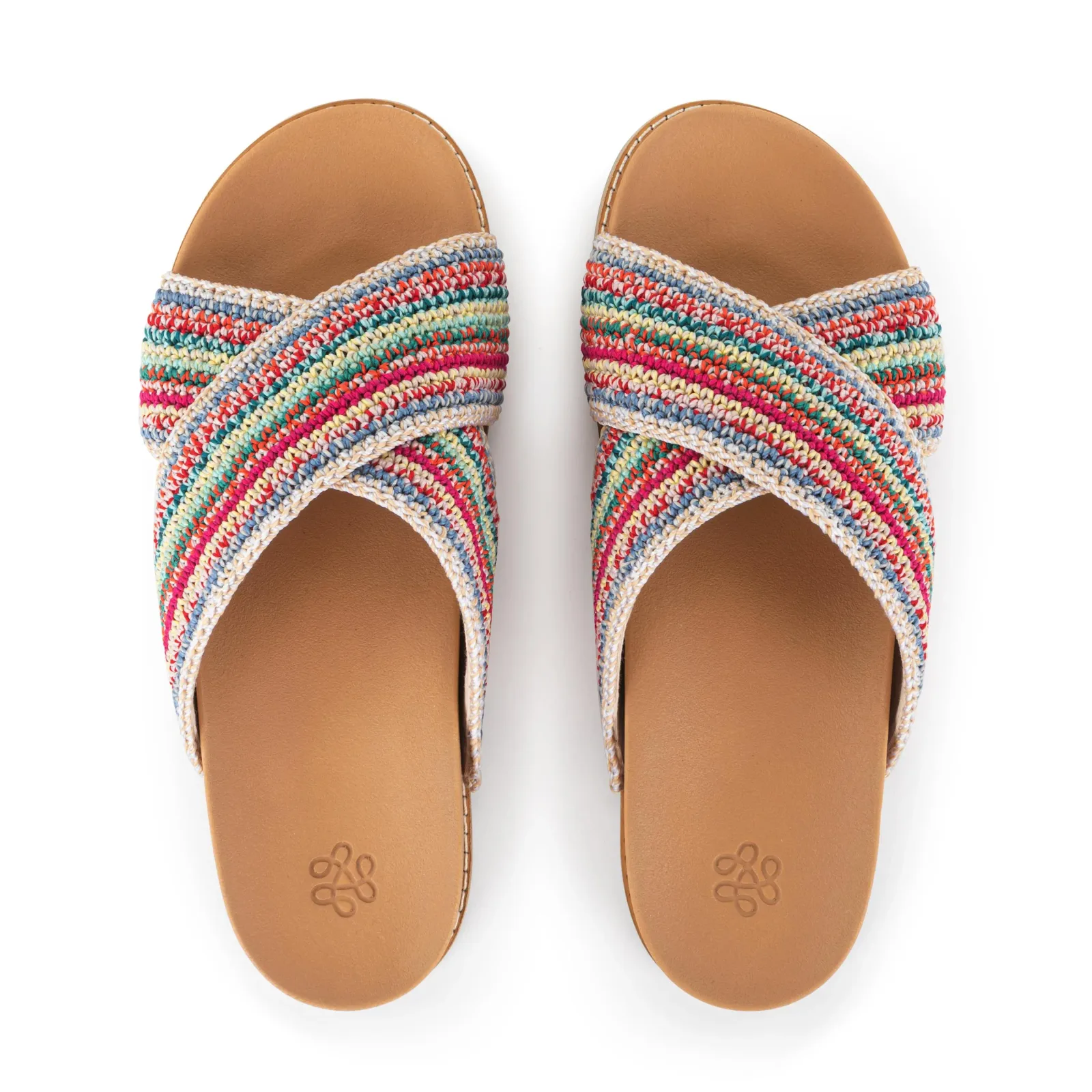 Penelope Sandal – Hand Crochet – Eden Stripe