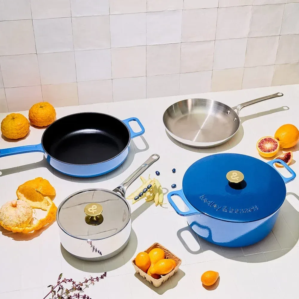6-Piece Full Cookware Set – French Blue