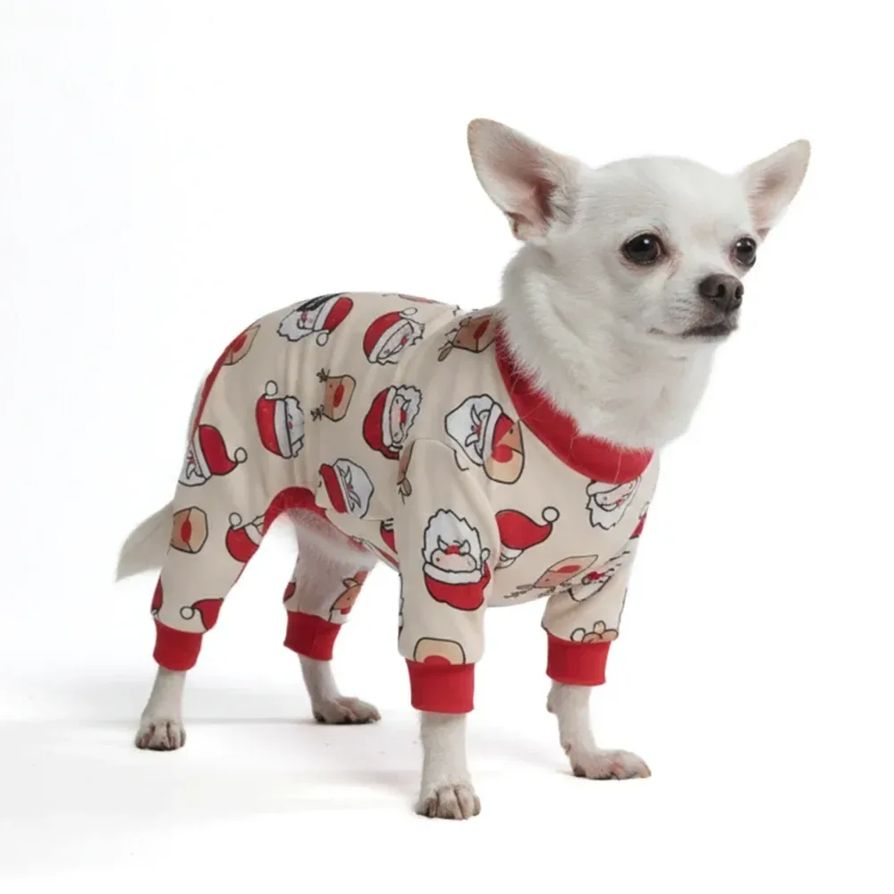 Dog Christmas Pajama – Santa and Rudolph