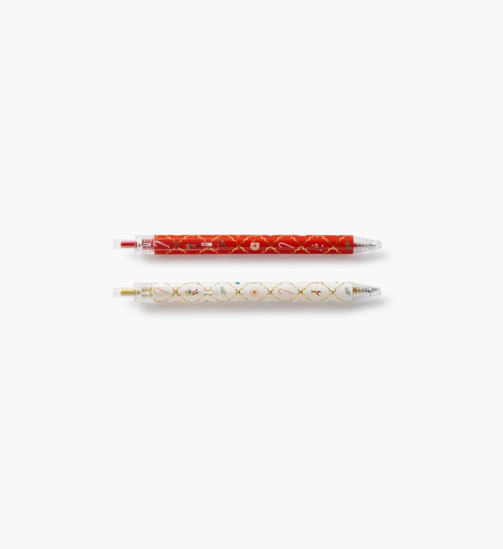 Gel Pen Set of 2 – Holiday Argyle