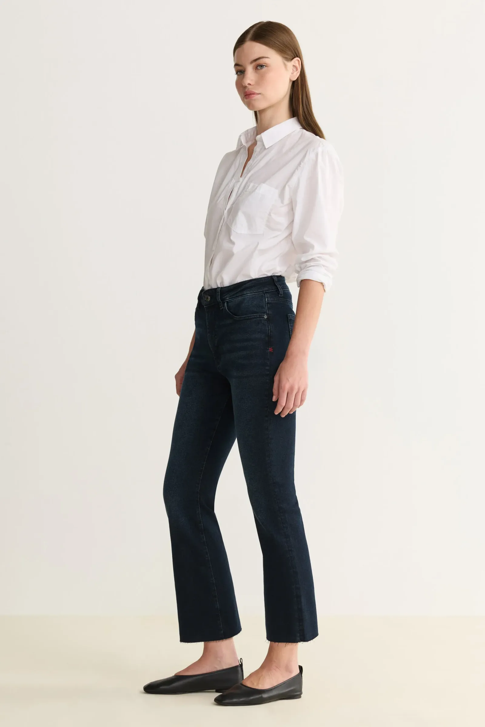 Nao – High Rise Bootcut Jeans – River Run