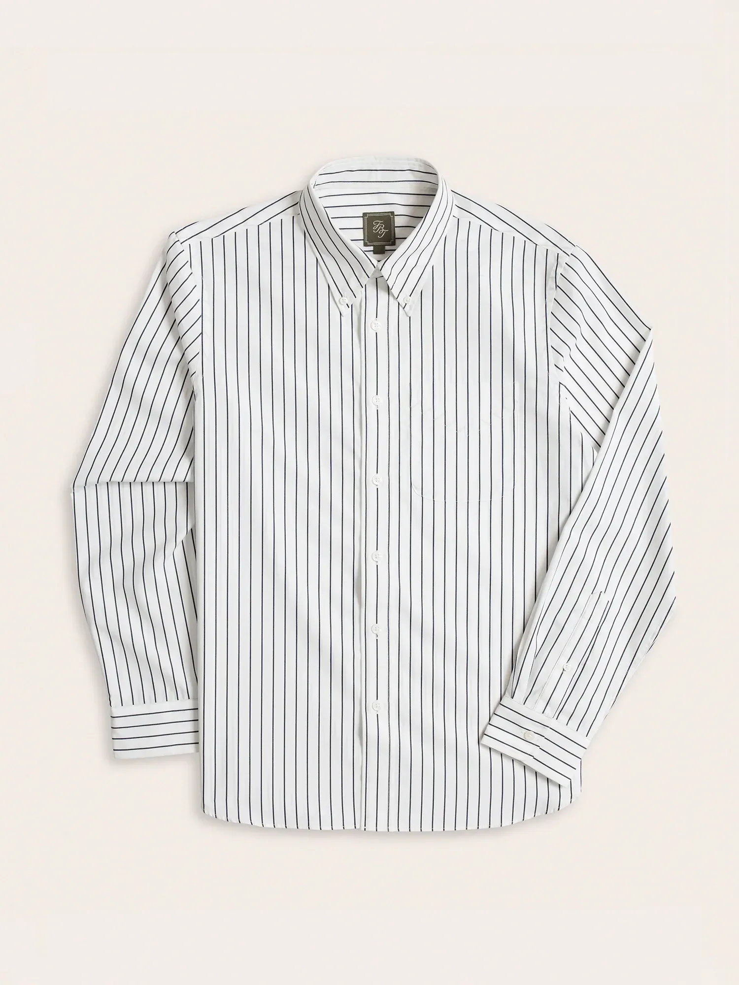 Navy Stripe Oxford Shirt