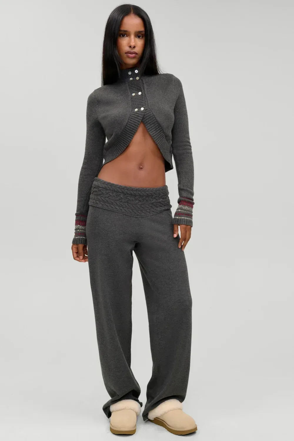 Crosby Cloud Cable Knit Pant – Winter Skies
